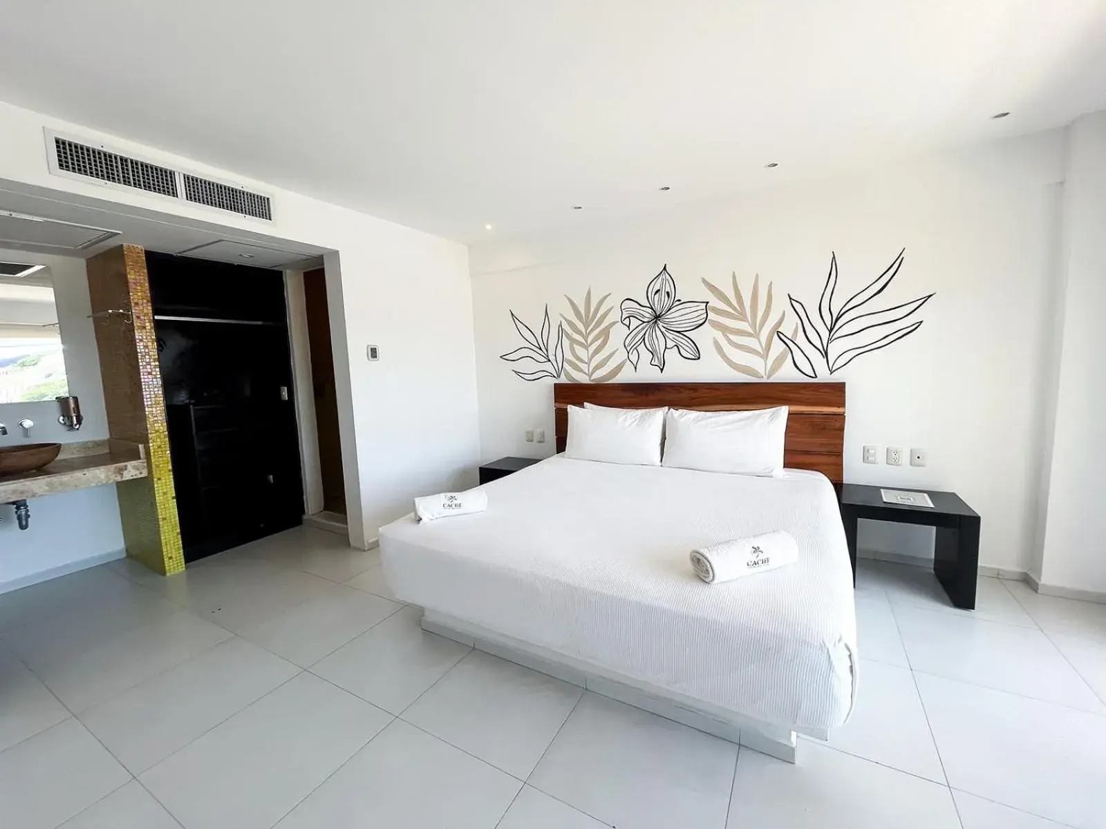 Bedroom, Bed in Cache Hotel Boutique - Adults Only Bedroom, Bed in Cache Hotel Boutique - Adults Only