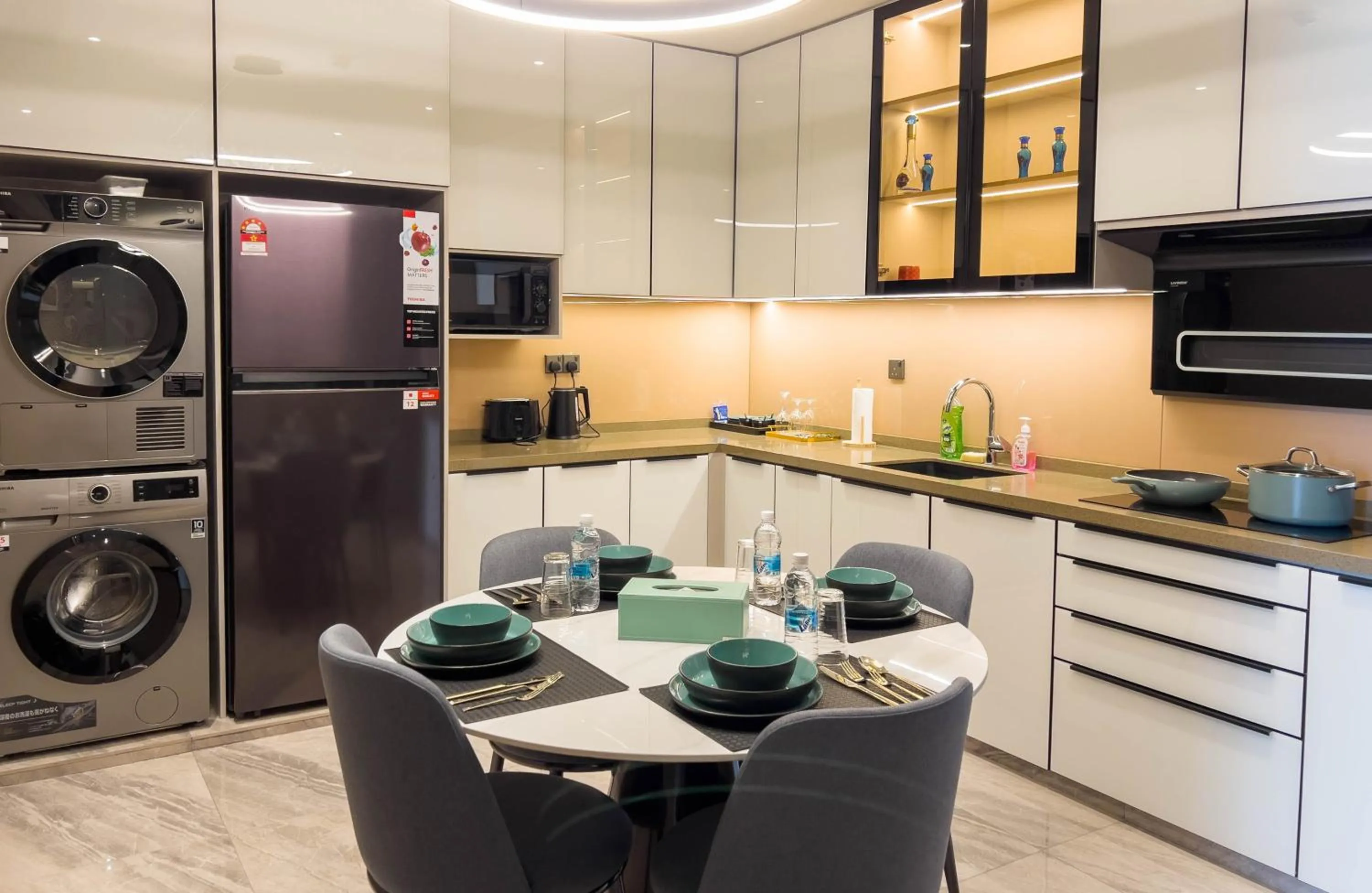 Kitchen or kitchenette in Imperial KLCC Residence - KL HOME