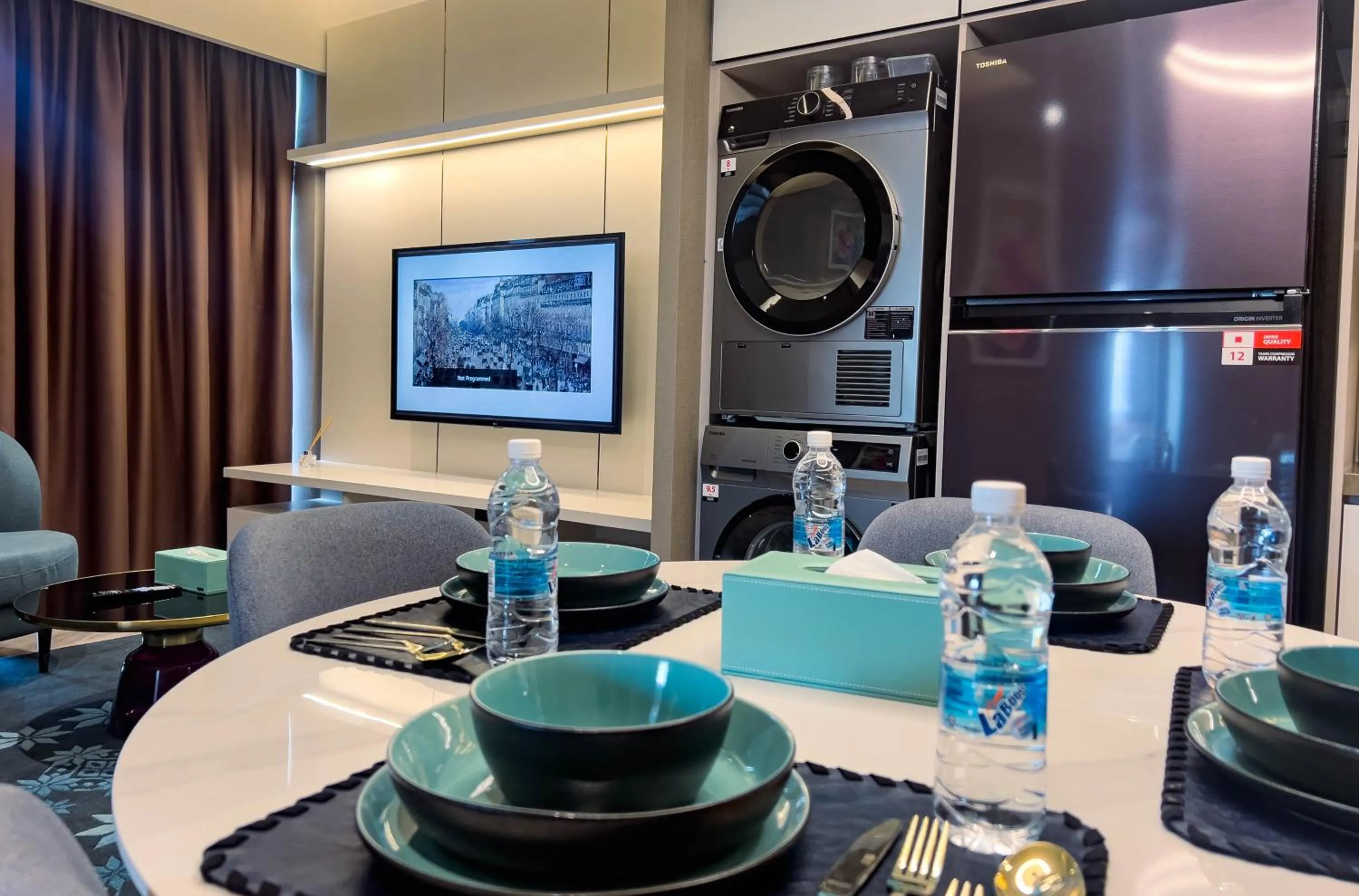 Kitchen or kitchenette in Imperial KLCC Residence - KL HOME