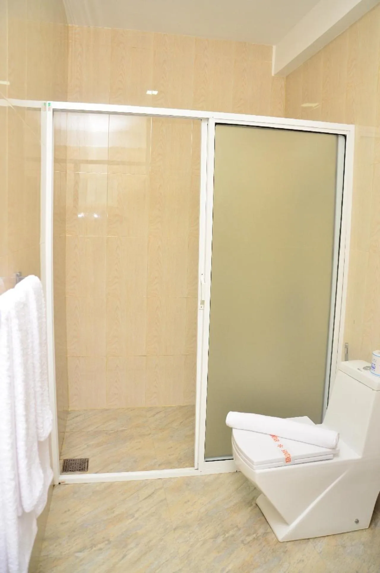 Shower in Nat City Hotel