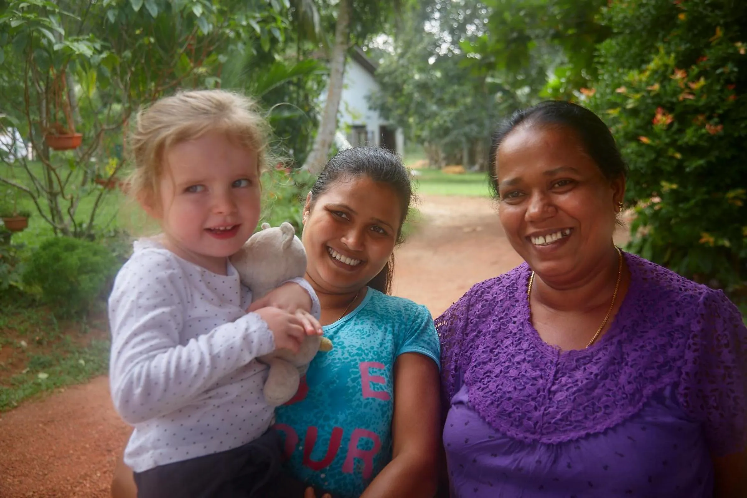 young children in Happy Man Village