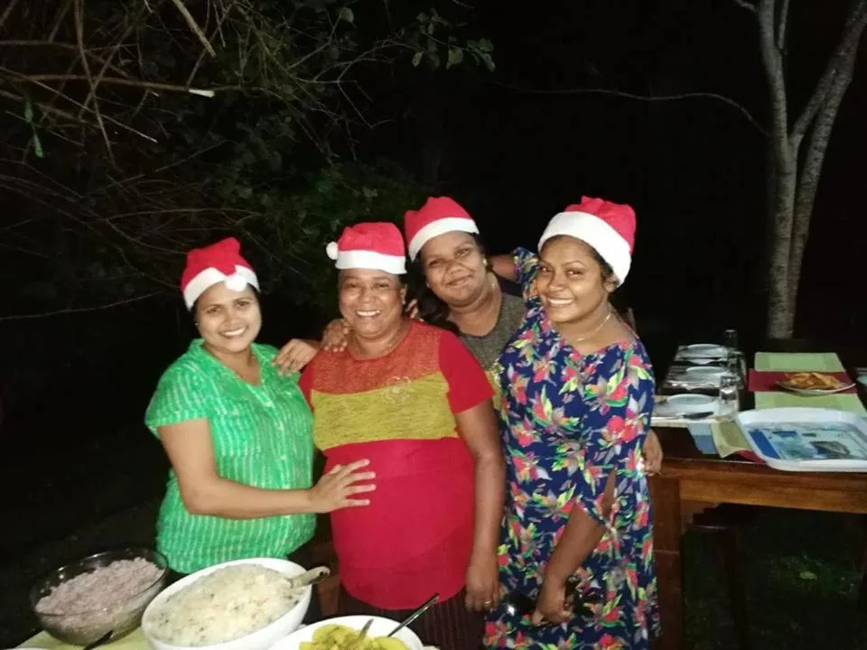 People in Happy Man Village