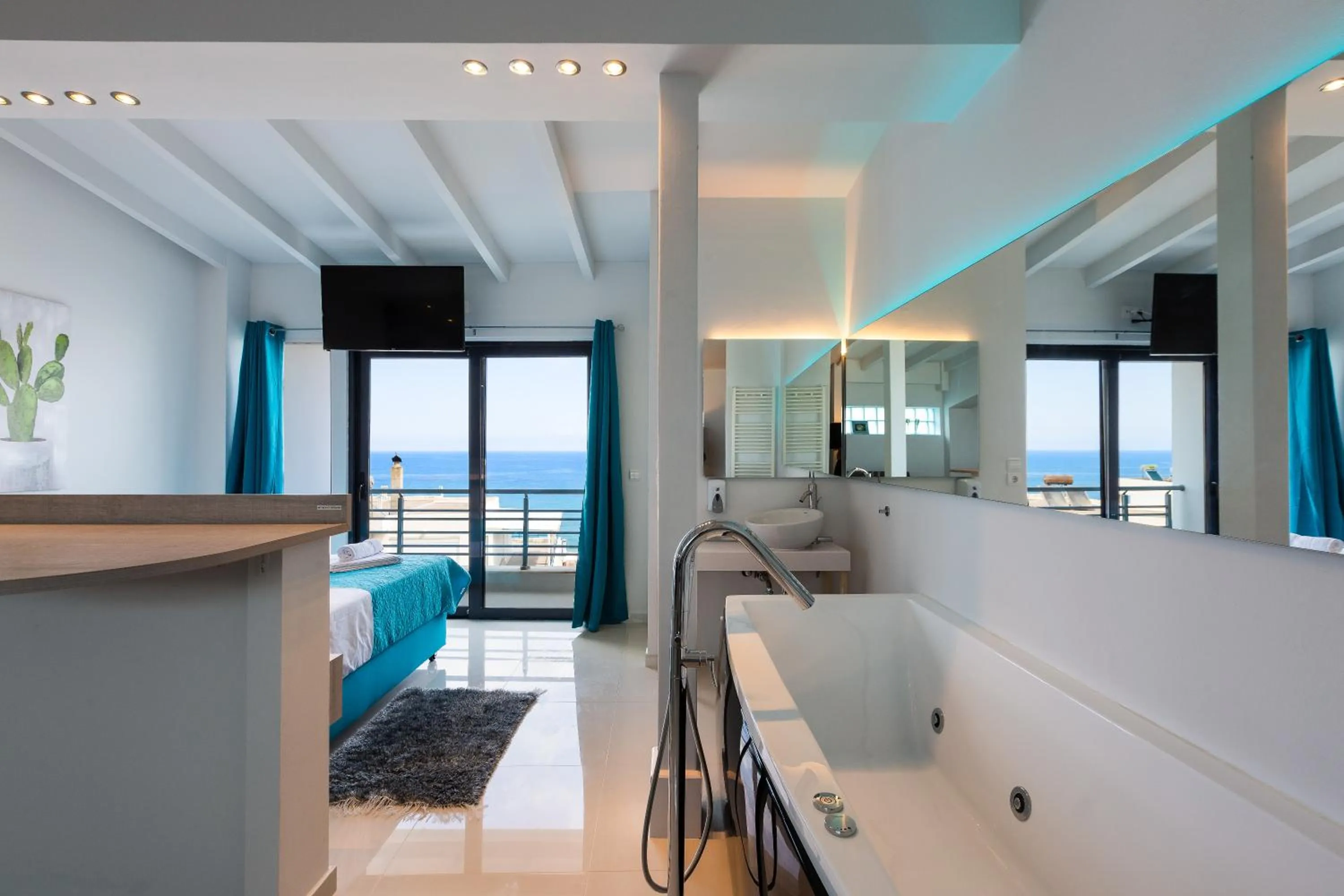 Bedroom in Rethymno Hills Apartments