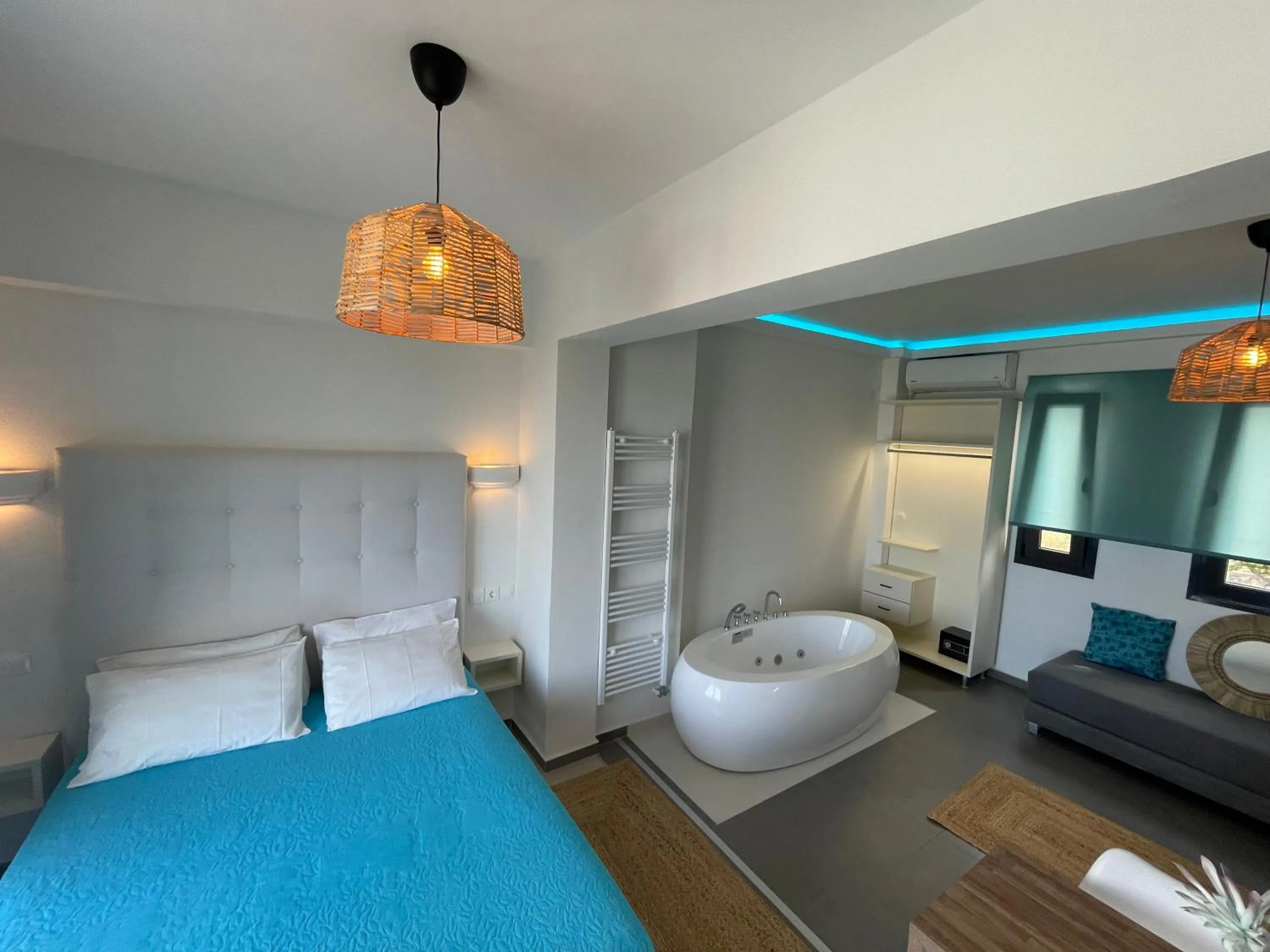 Bedroom, Bed in Rethymno Hills Apartments