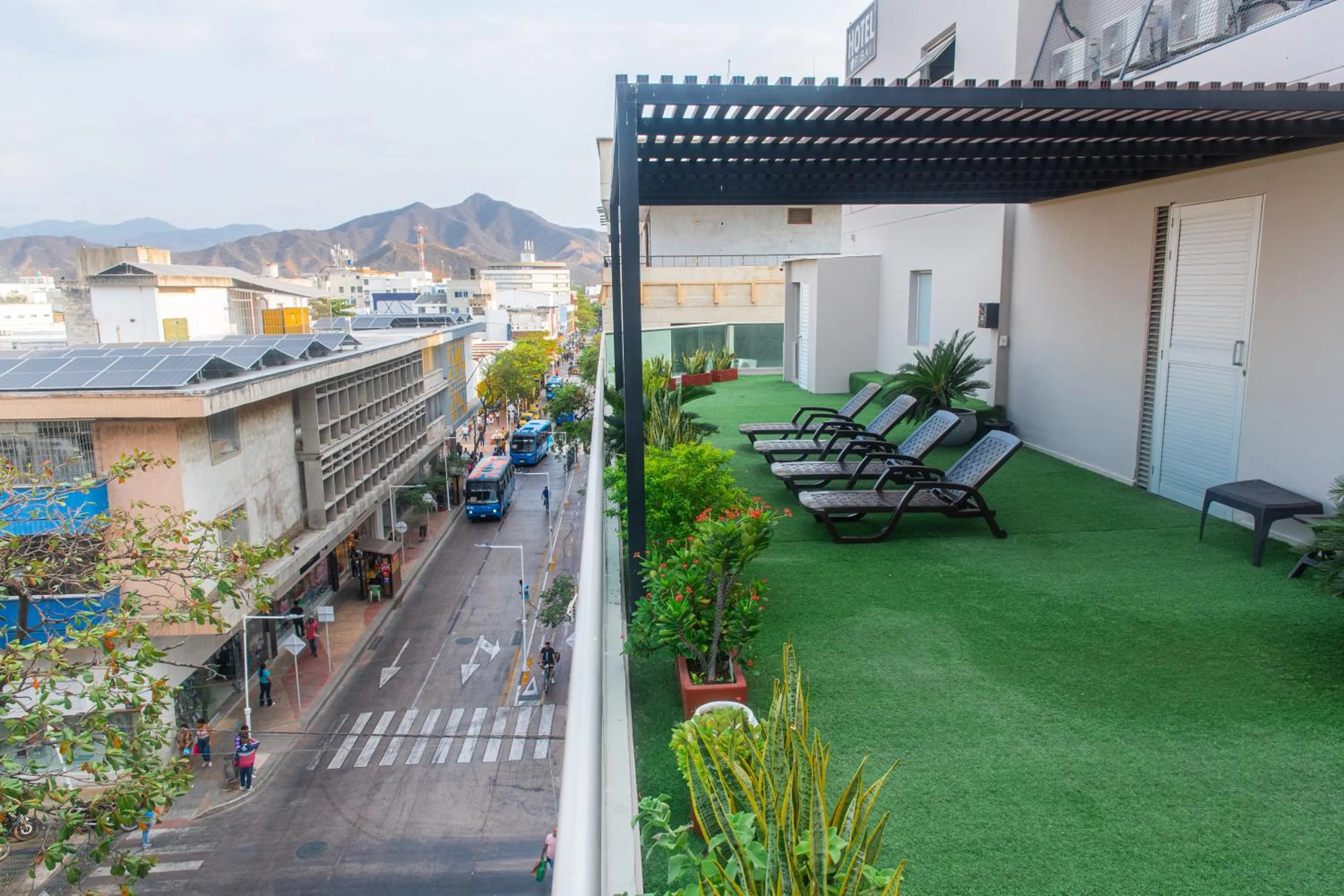 Balcony/Terrace in Ribai Hotels Santa Marta