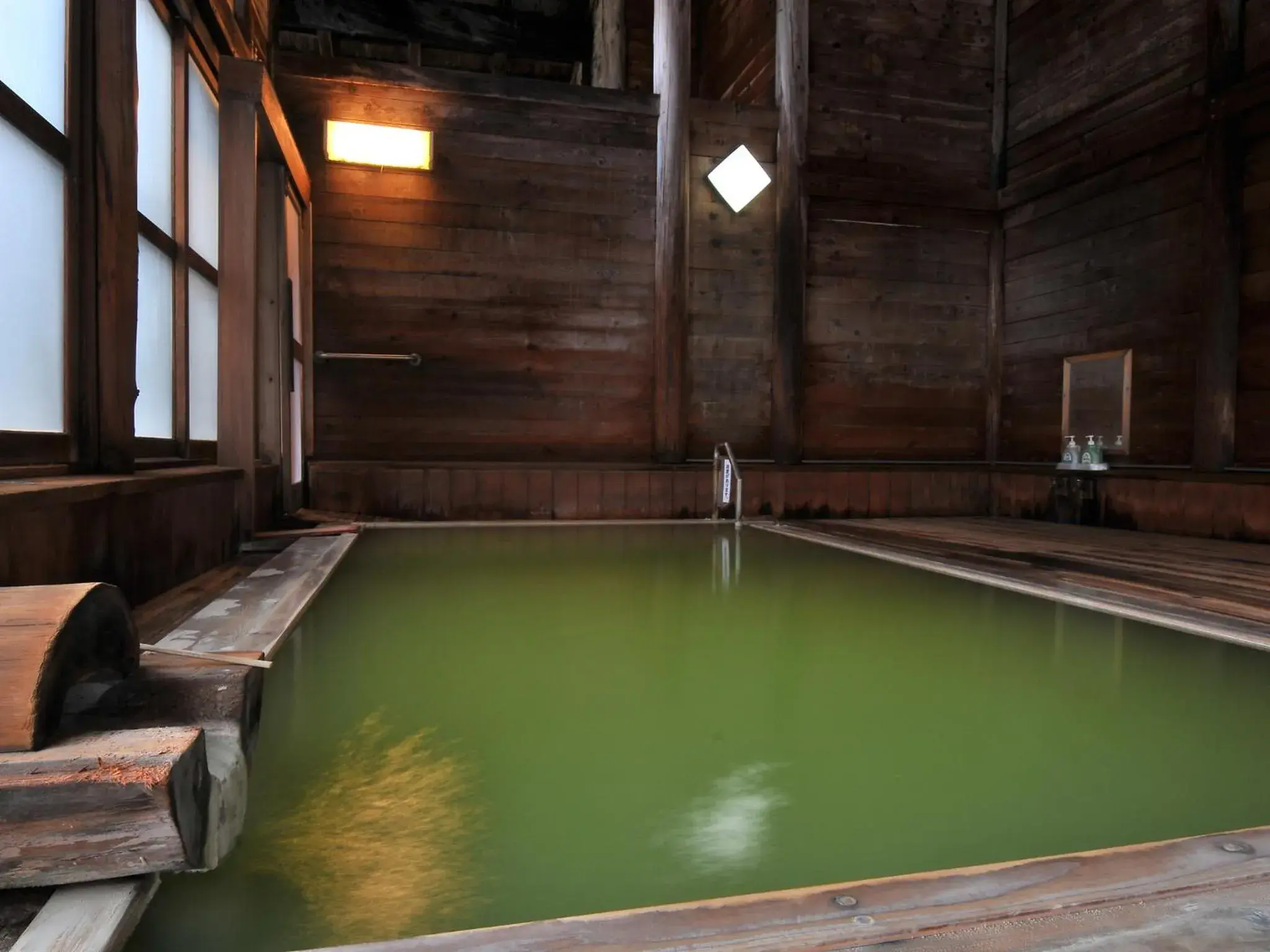 Hot Spring Bath, Swimming Pool in Kumanoyu Hotel