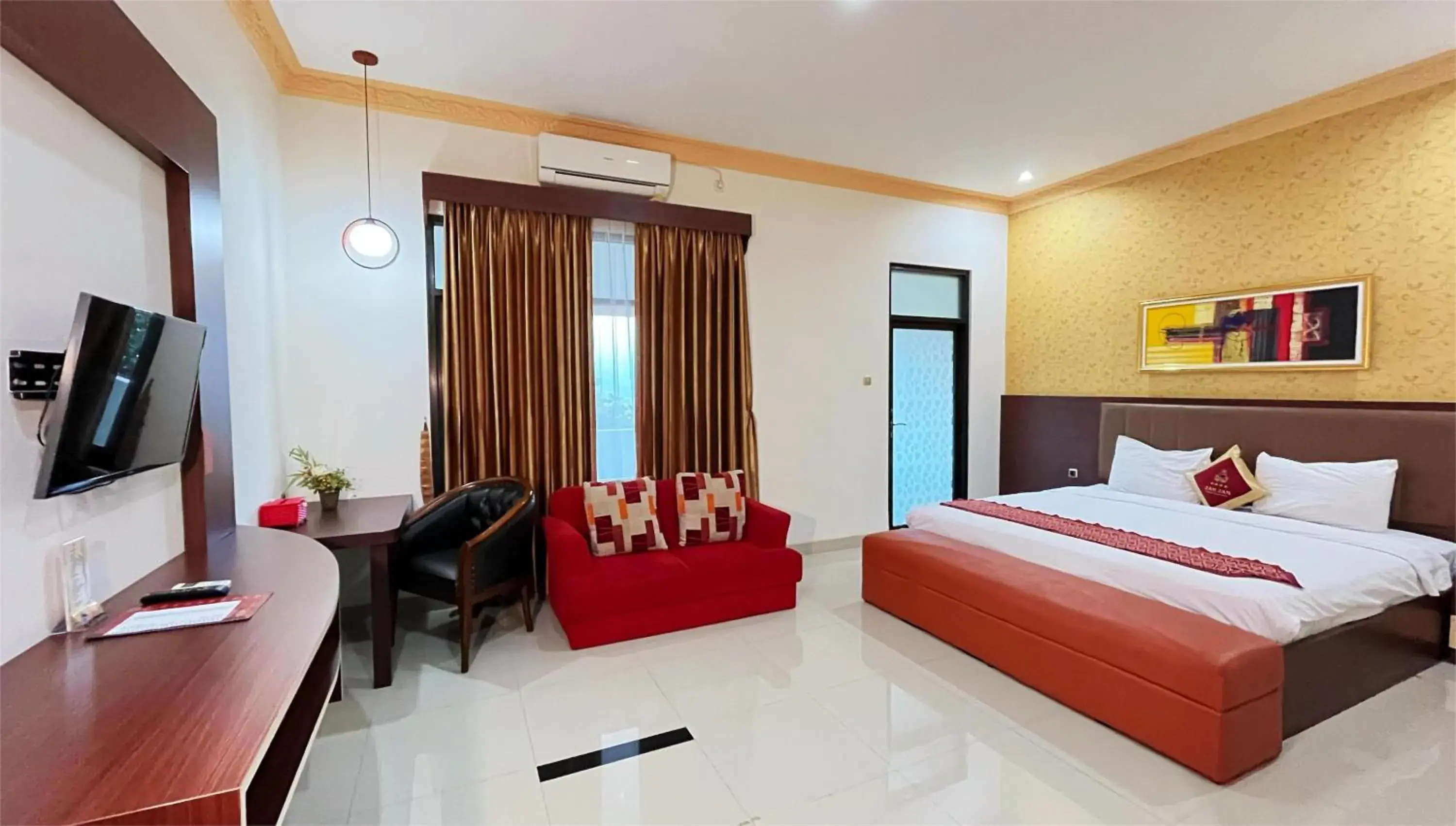 Bedroom, Bed in Zamzam Hotel and Convention Batu Powered By Archipelago Bedroom, Bed in Zamzam Hotel and Convention Batu Powered By Archipelago