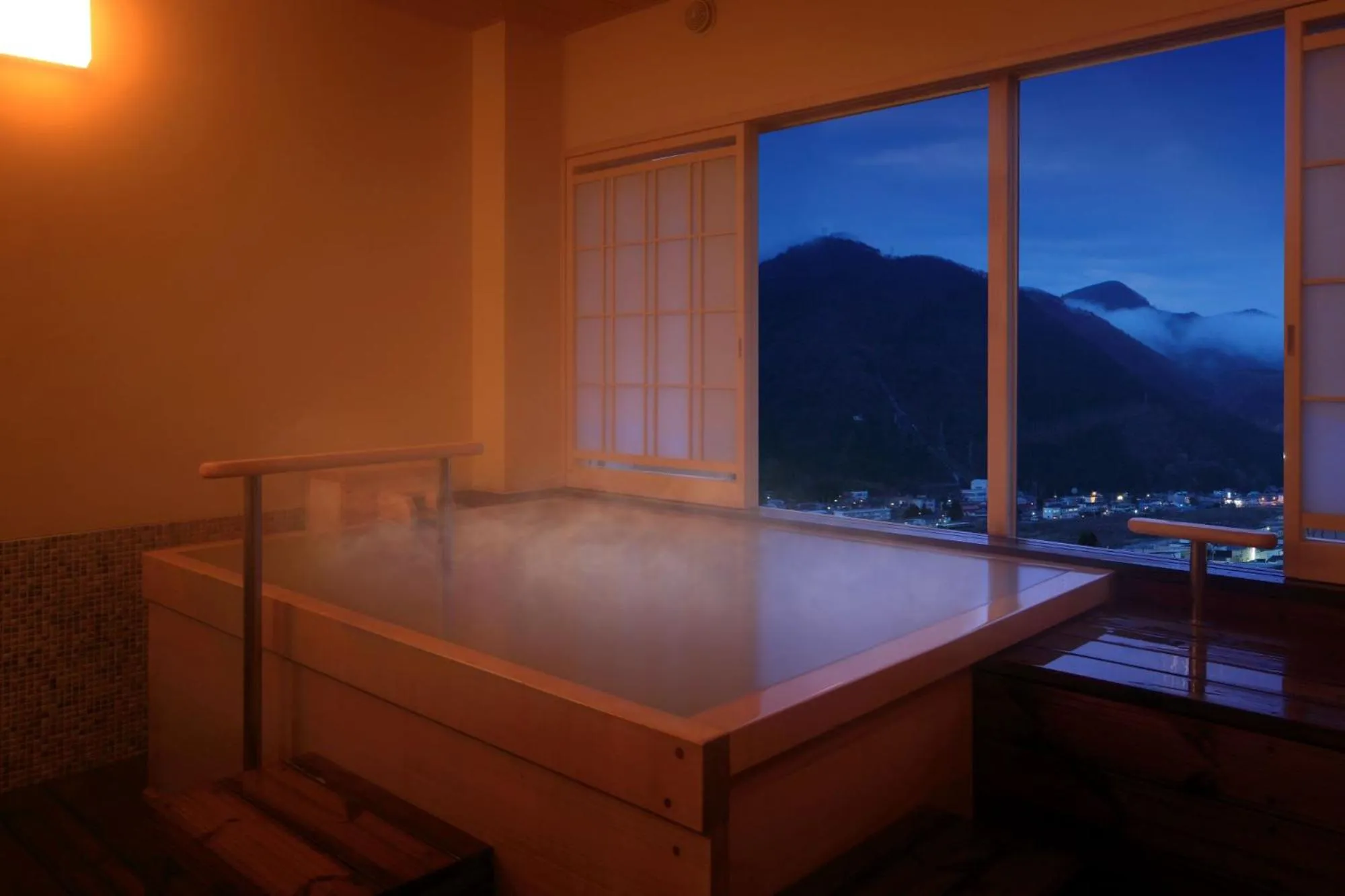 Hot Spring Bath in Naruko Kanko Hotel
