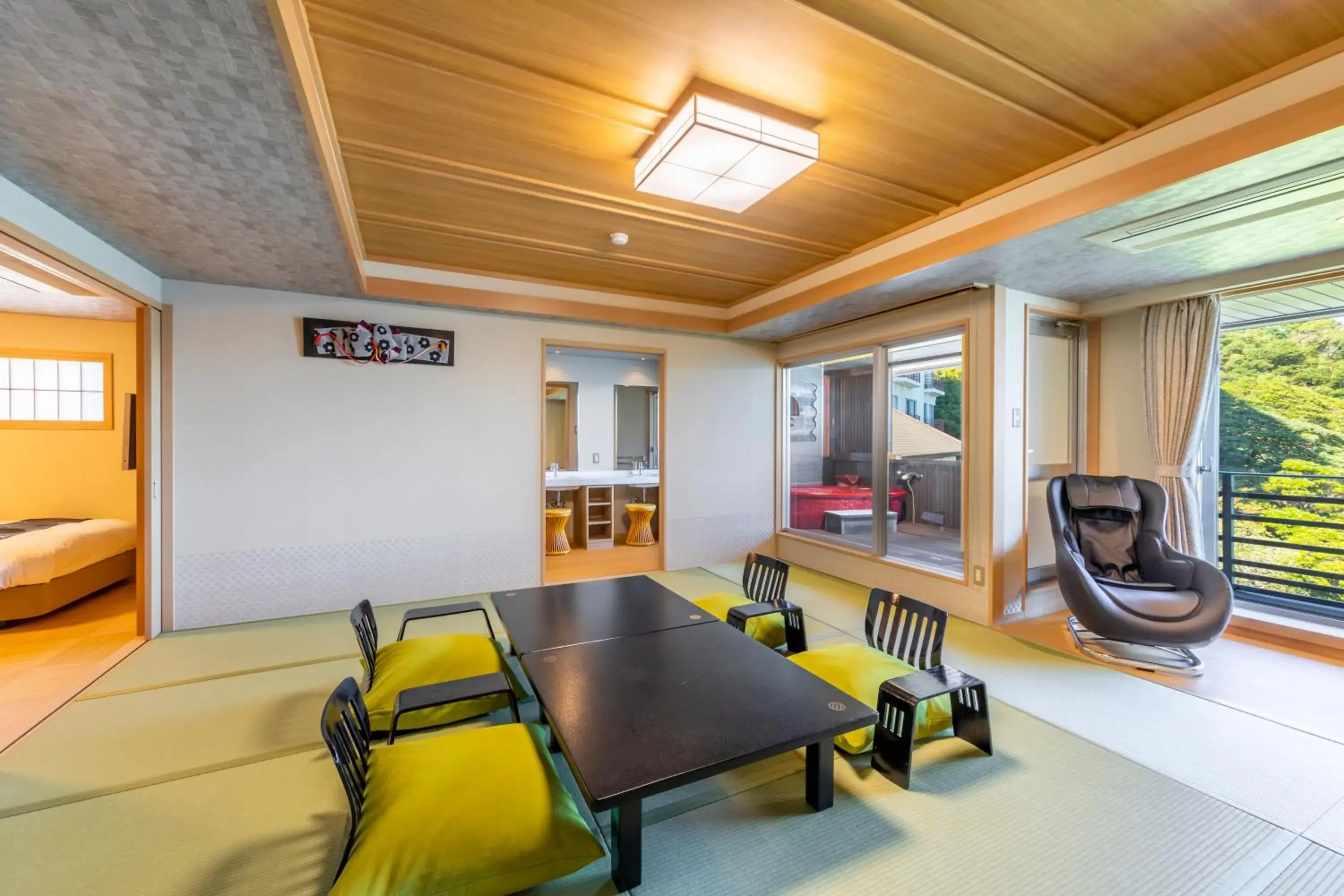 Deluxe Room with Tatami Area with Open-air bath with Ocean View South Wing - Buffet Dinner in Todaya Deluxe Room with Tatami Area with Open-air bath with Ocean View South Wing - Buffet Dinner in Todaya