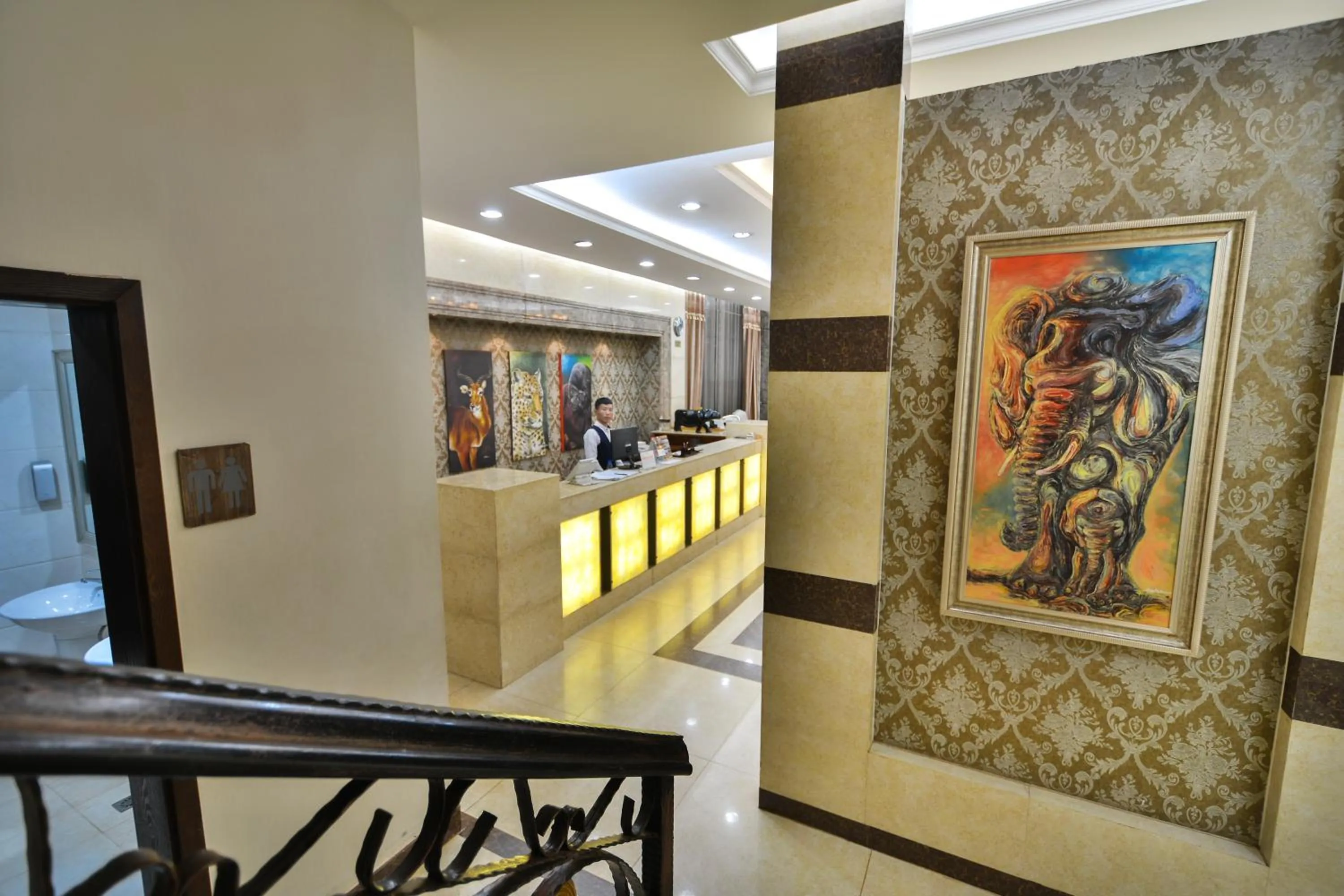 Lobby or reception in Arirang Hotel