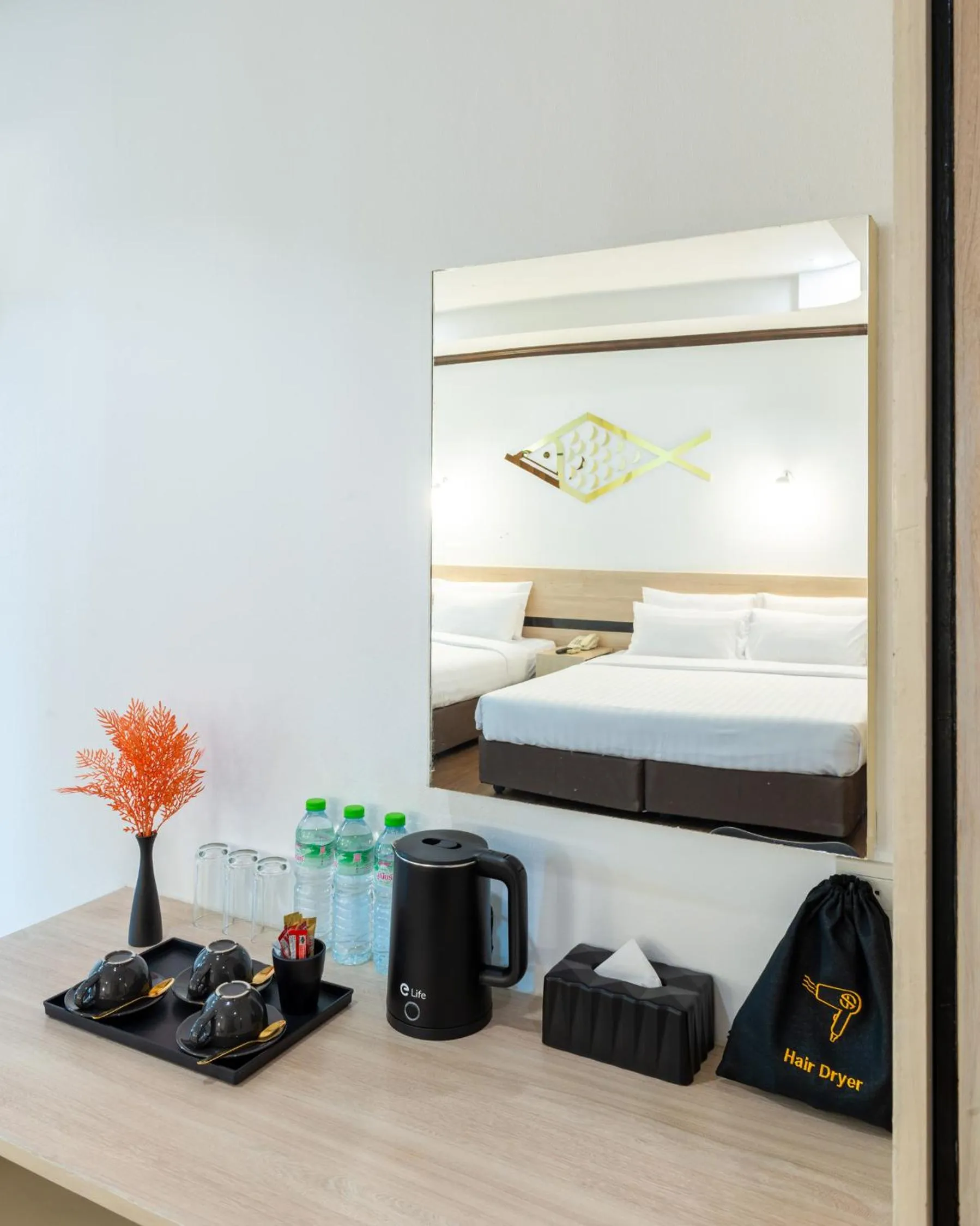 Coffee/tea facilities, Bed in Arawana Regency North Pattaya
