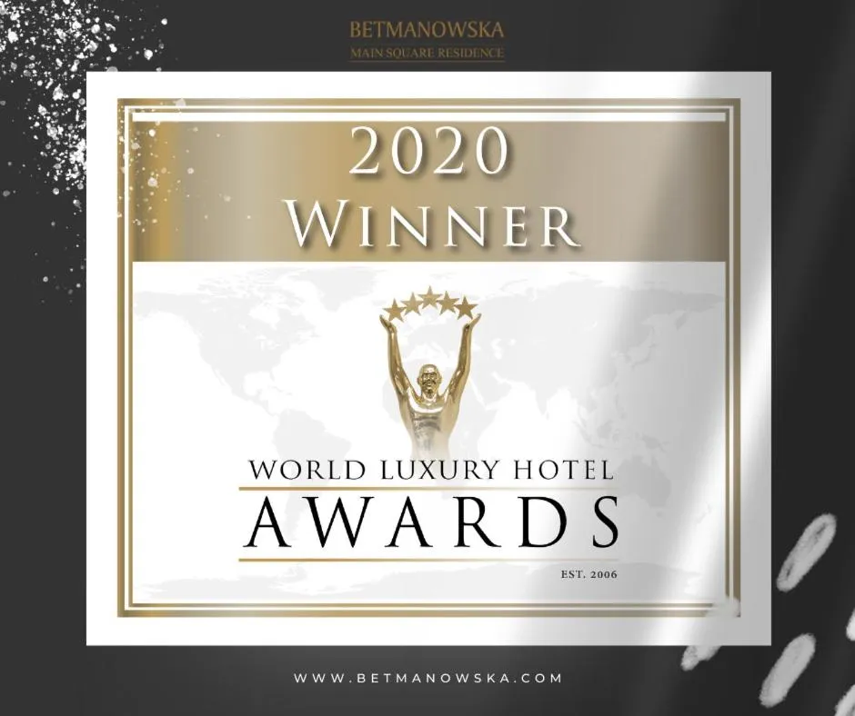 Certificate/Award in Hotel Betmanowska Main Square Residence Adults Only