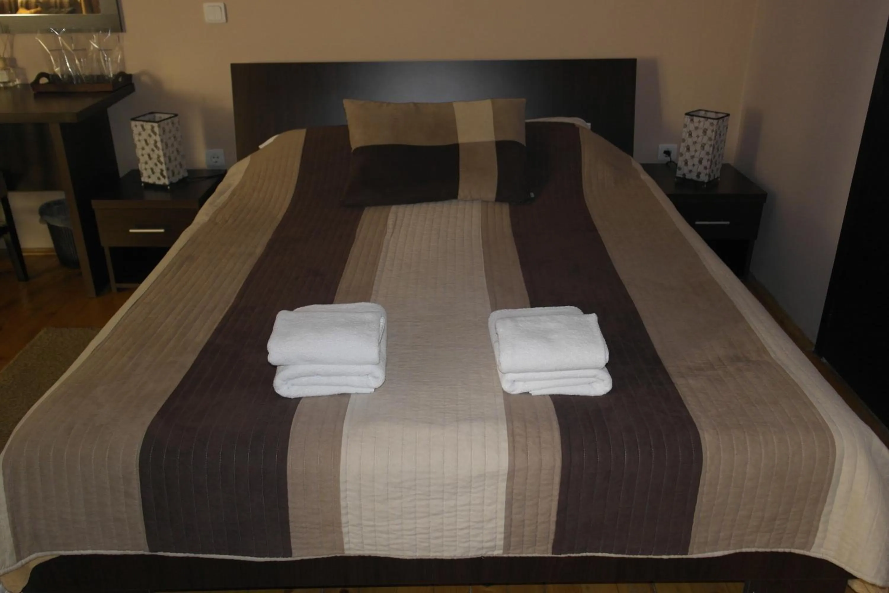 Bed in Garni Hotel City