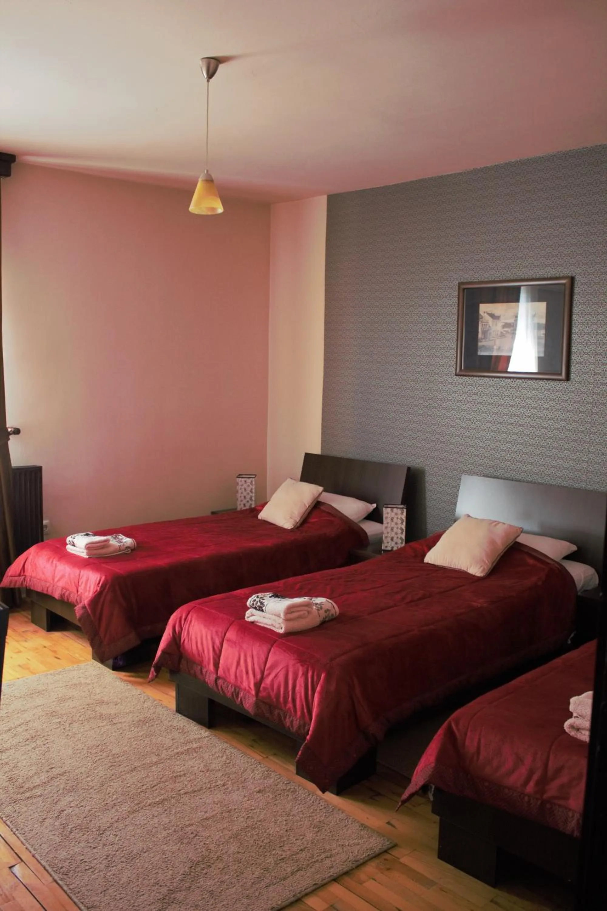 Bed in Garni Hotel City