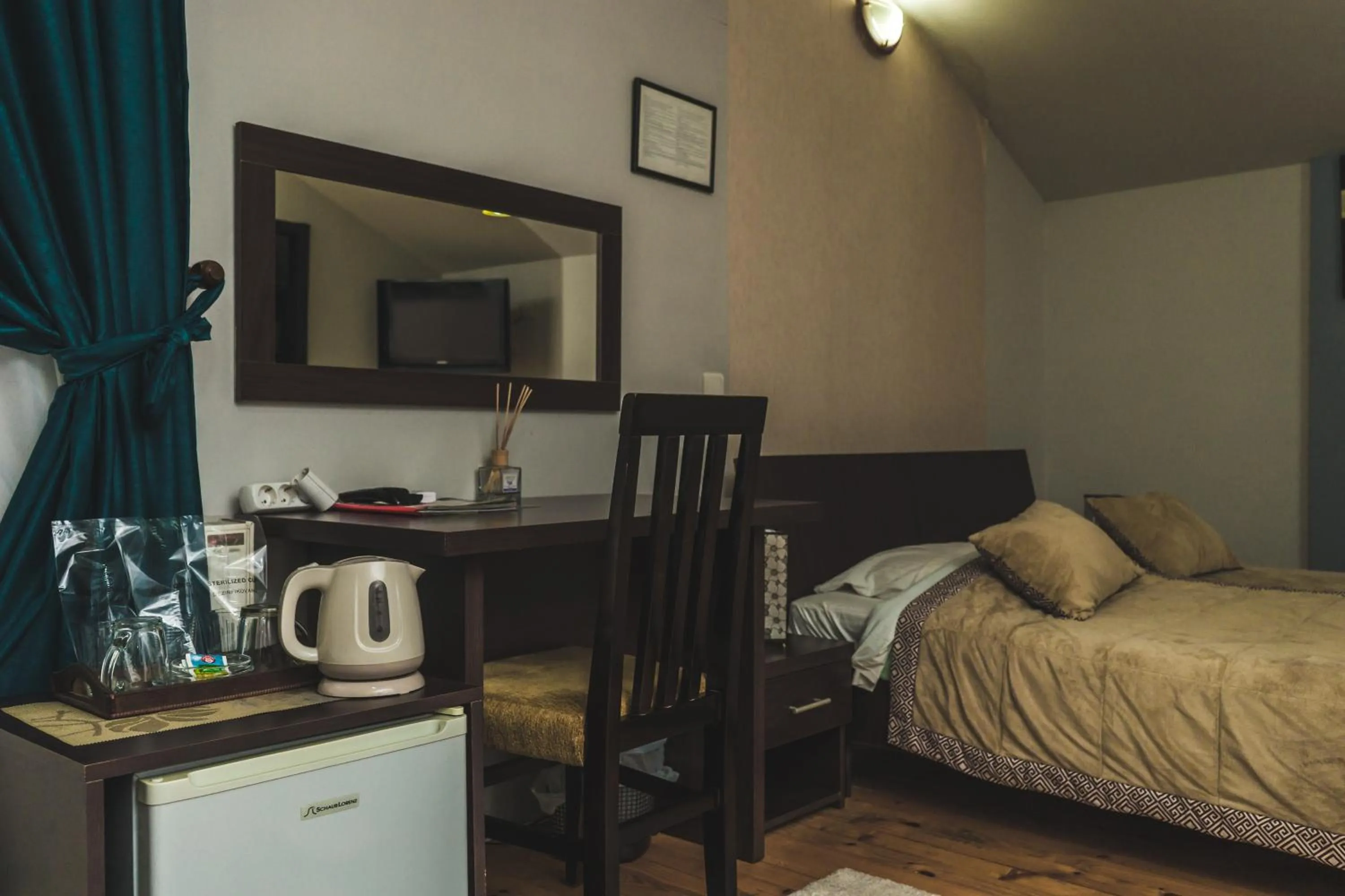 Bed in Garni Hotel City