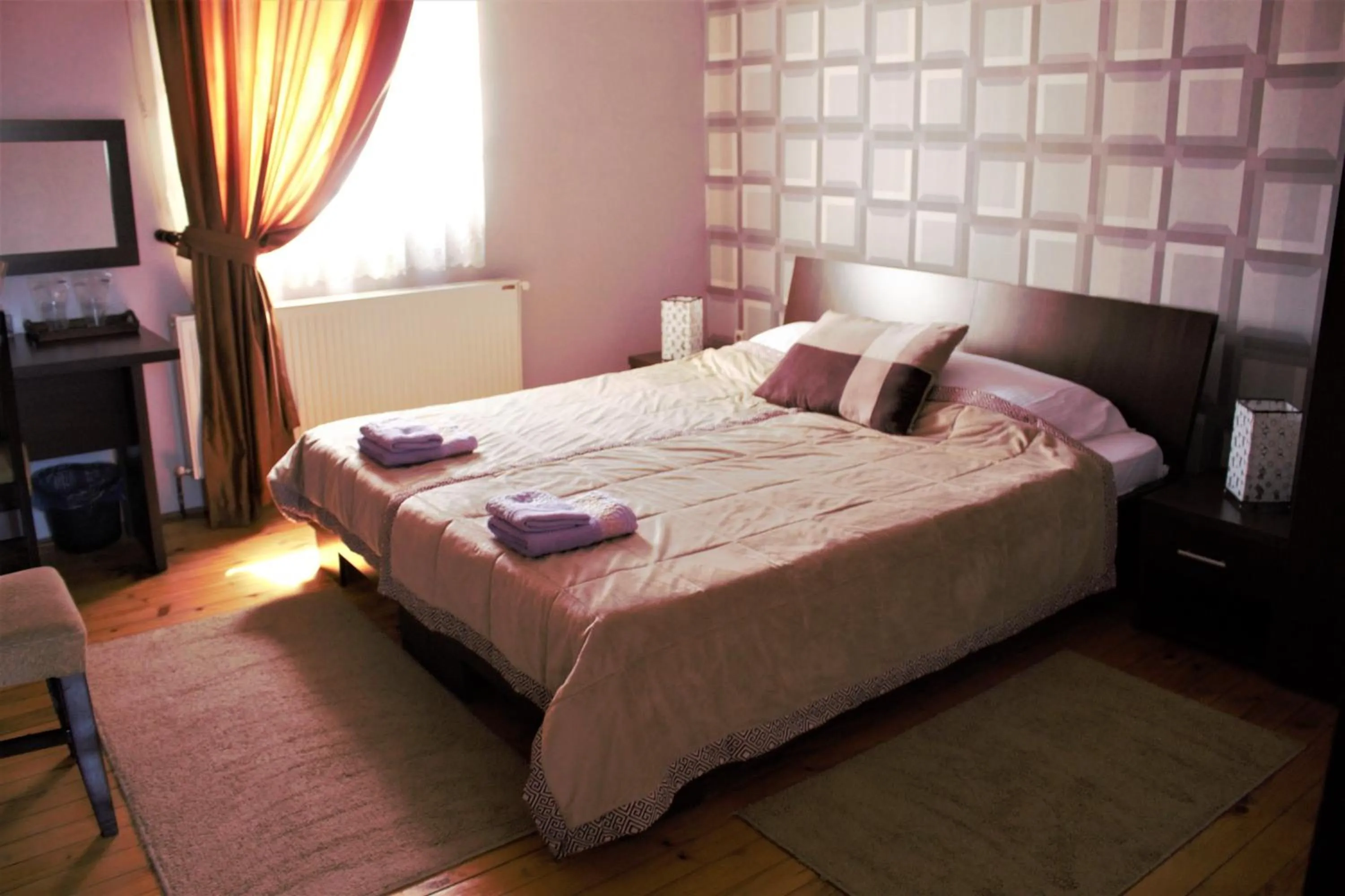 Bed in Garni Hotel City