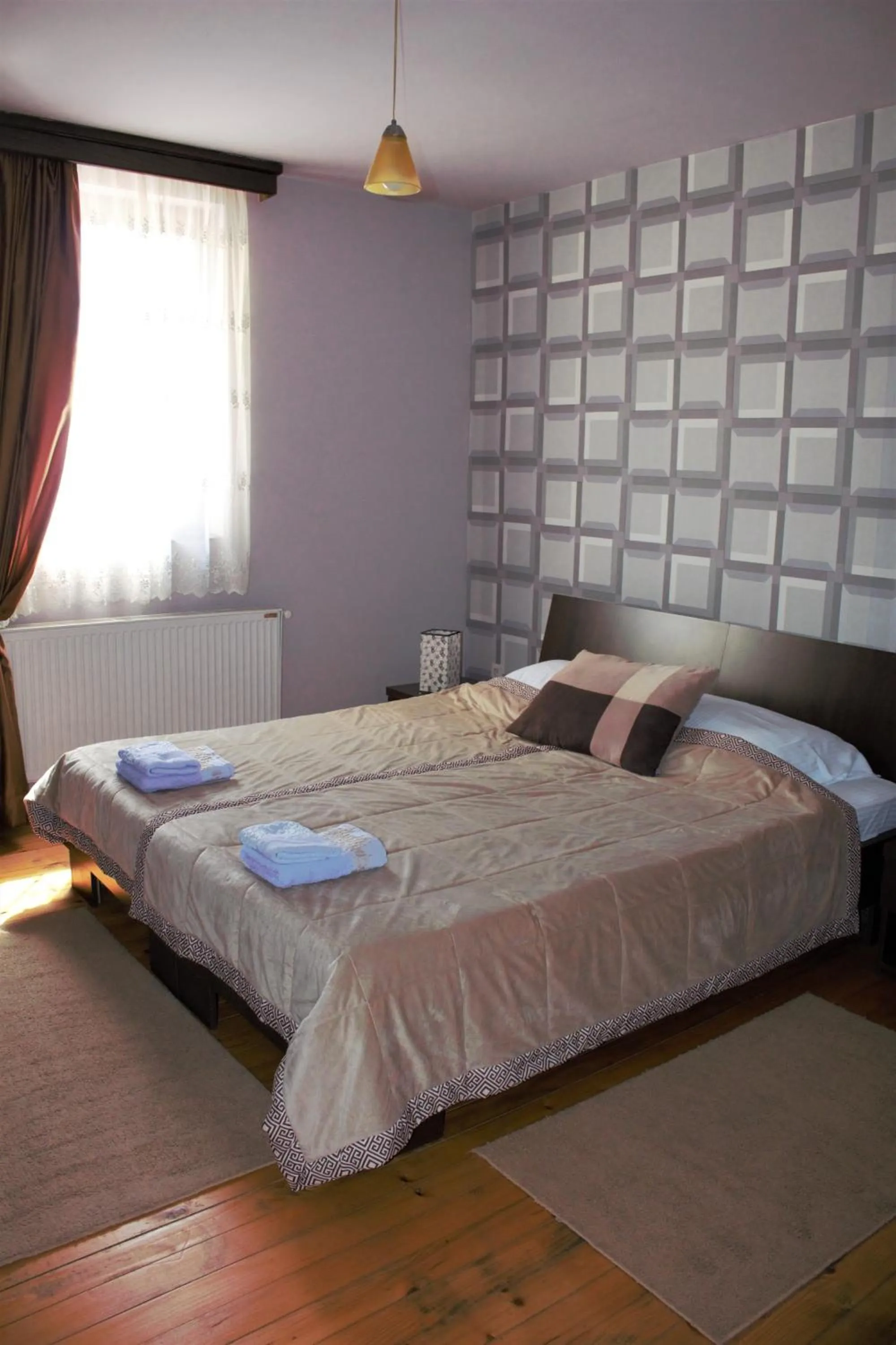 Bed in Garni Hotel City