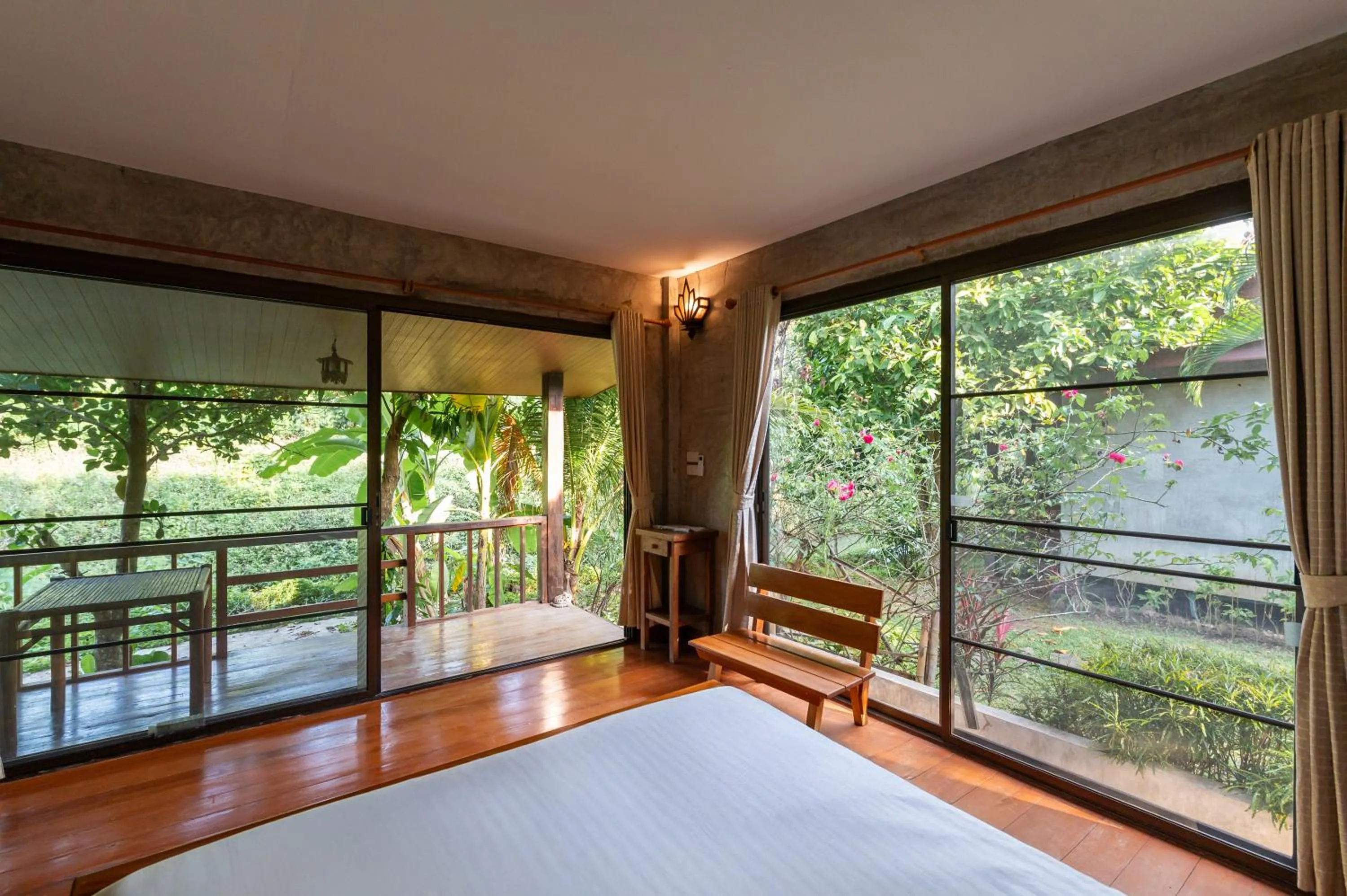 Bed in lion resort & cafe