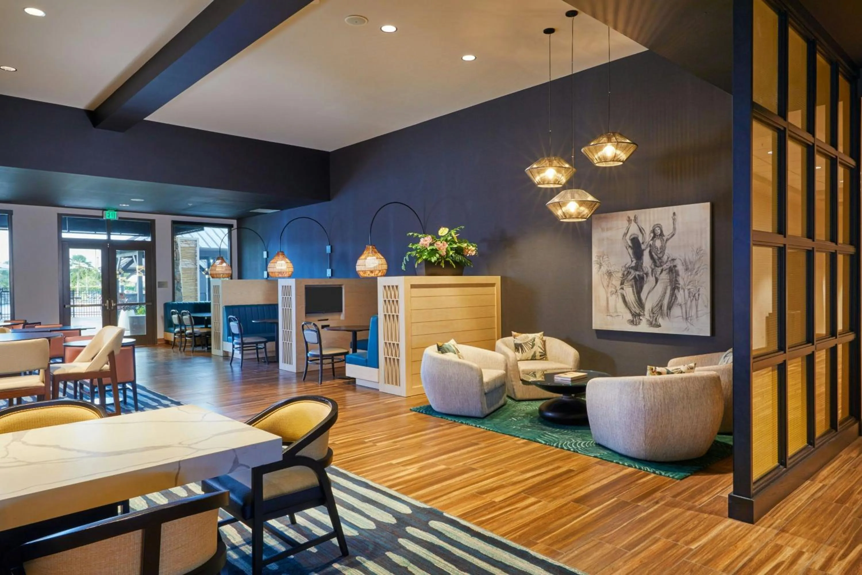 Restaurant/places to eat in Courtyard by Marriott Oahu North Shore