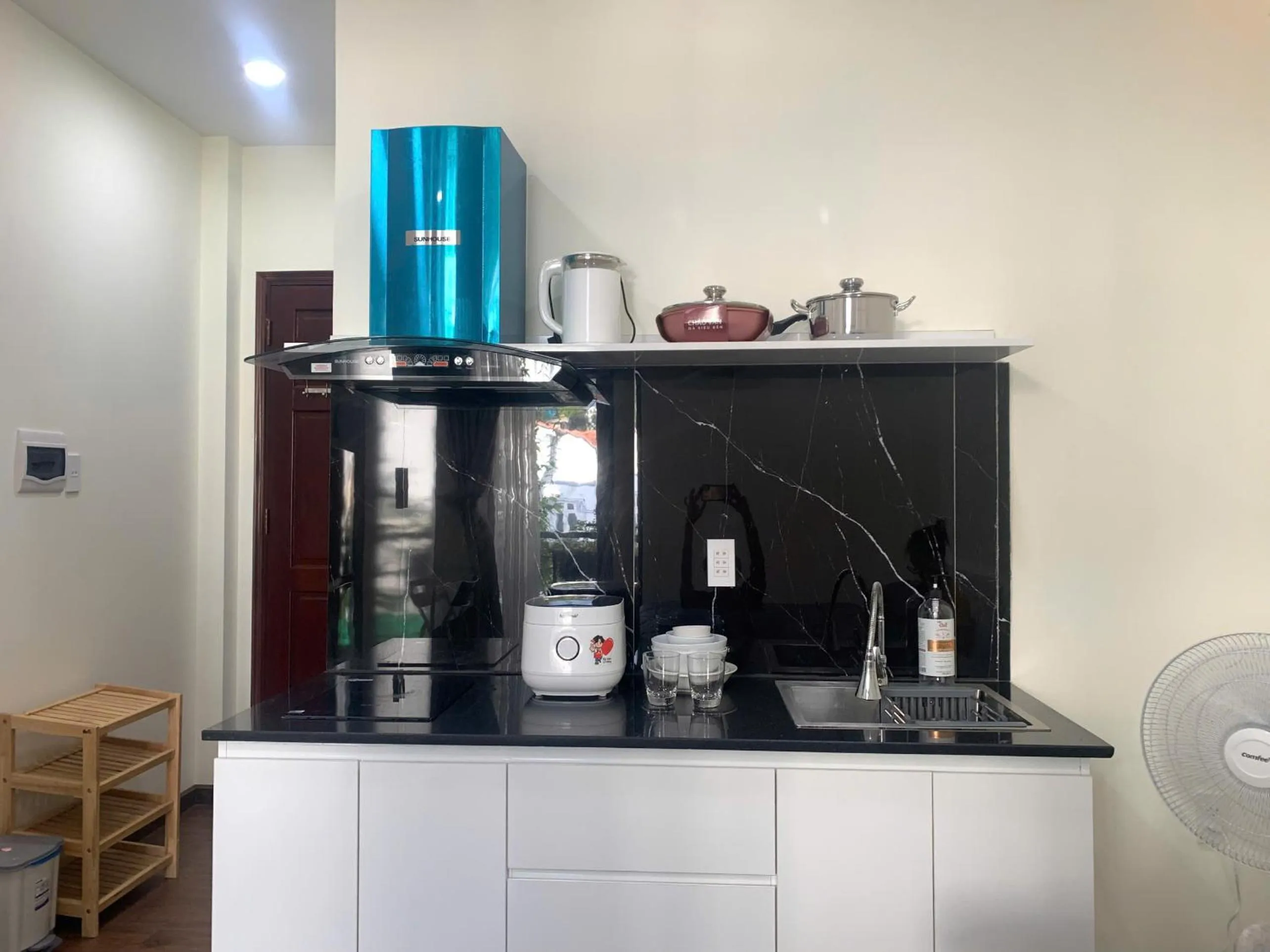 Kitchen or kitchenette in Lunaria Maison SaiGon Central Park