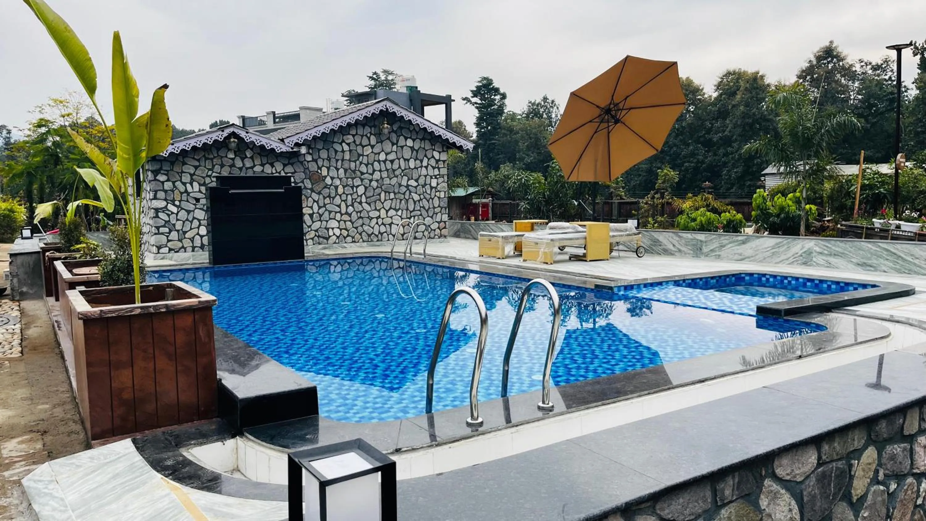Pool view in Vanhills - Luxury Home Stay in Jim Corbett
