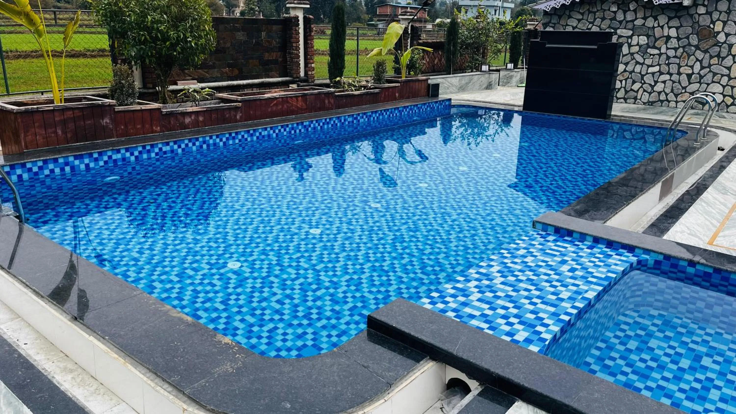Pool view in Vanhills - Luxury Home Stay in Jim Corbett