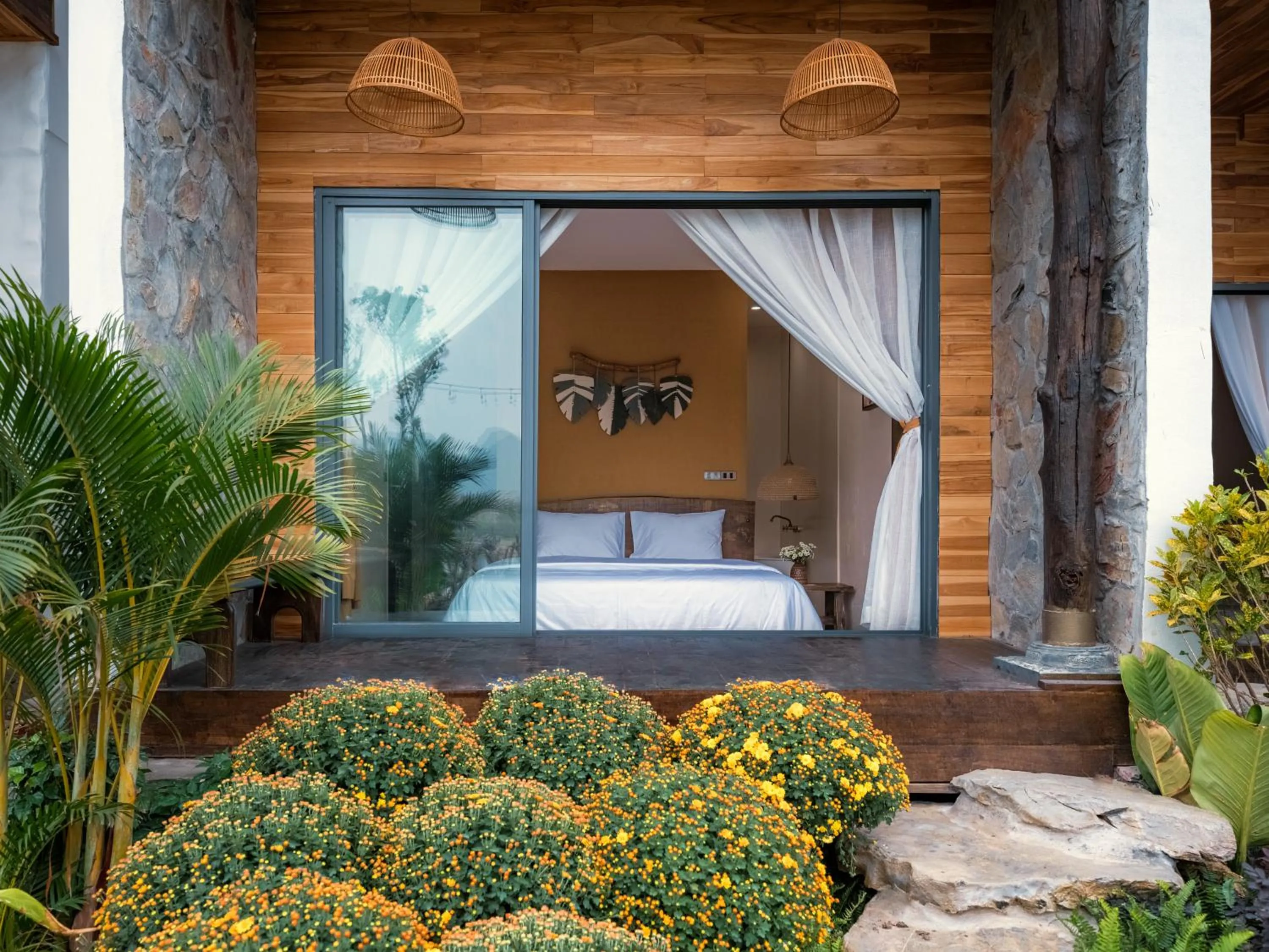 Balcony/Terrace in Ailee Villa&Hotel TamCoc