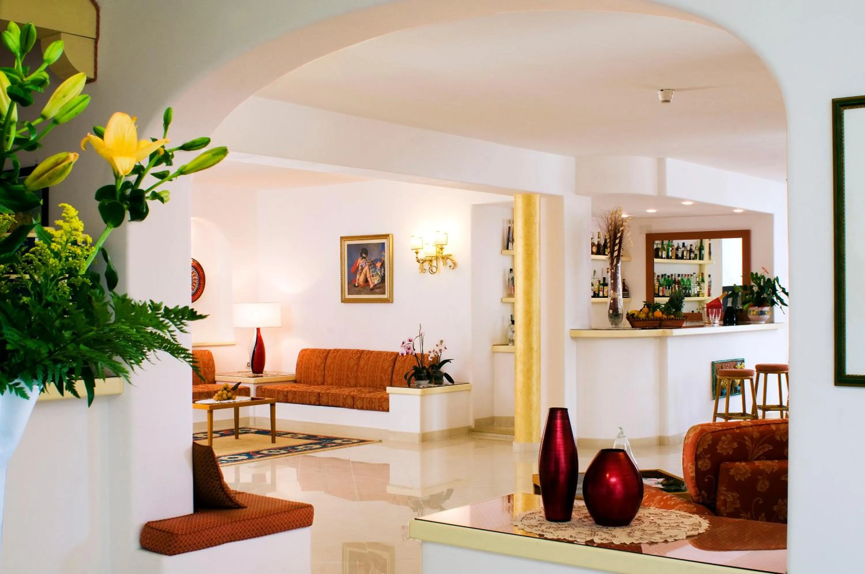 Lounge or bar in Hotel Villa Bianca