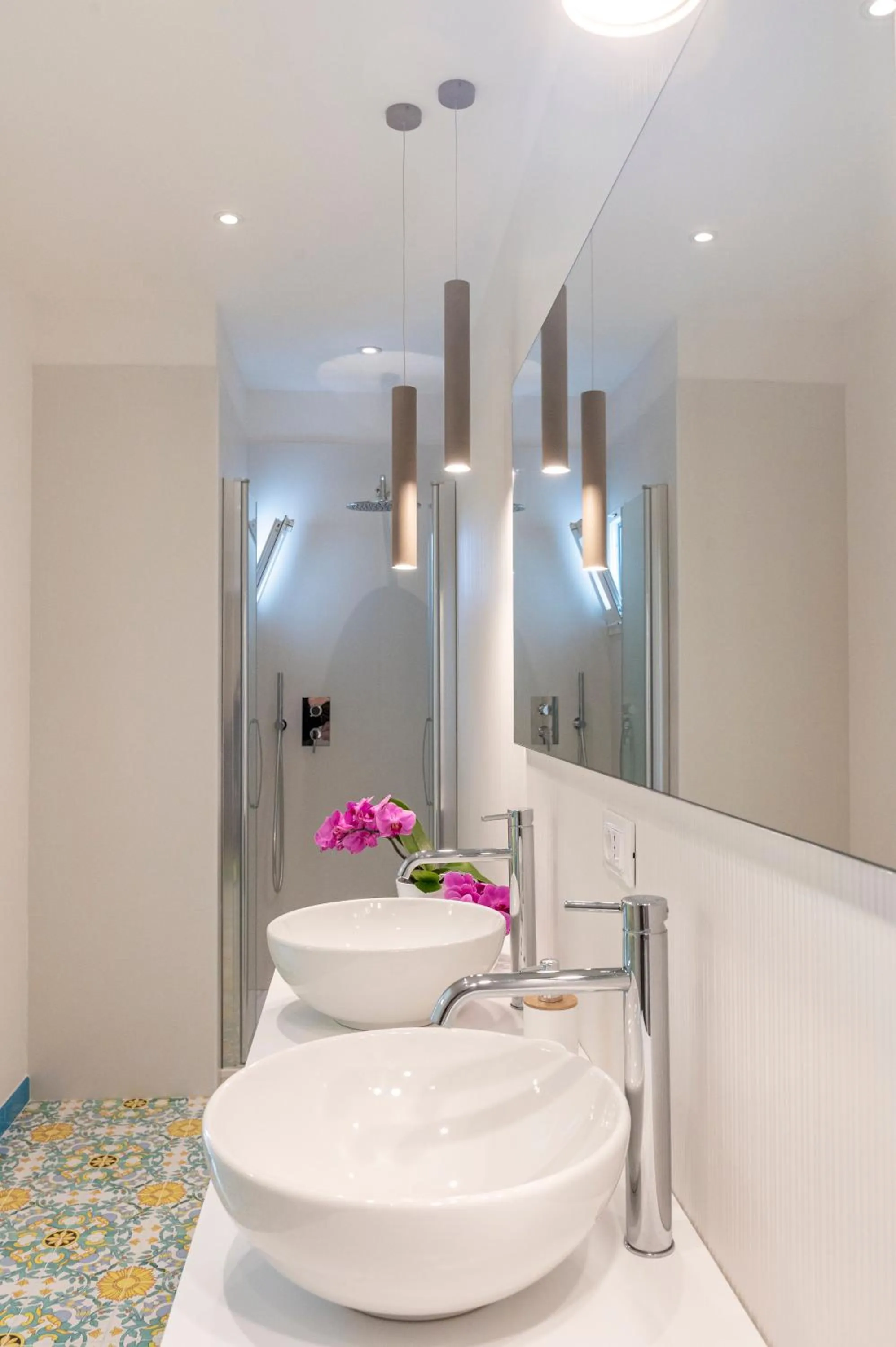 Shower in Hotel Villa Bianca