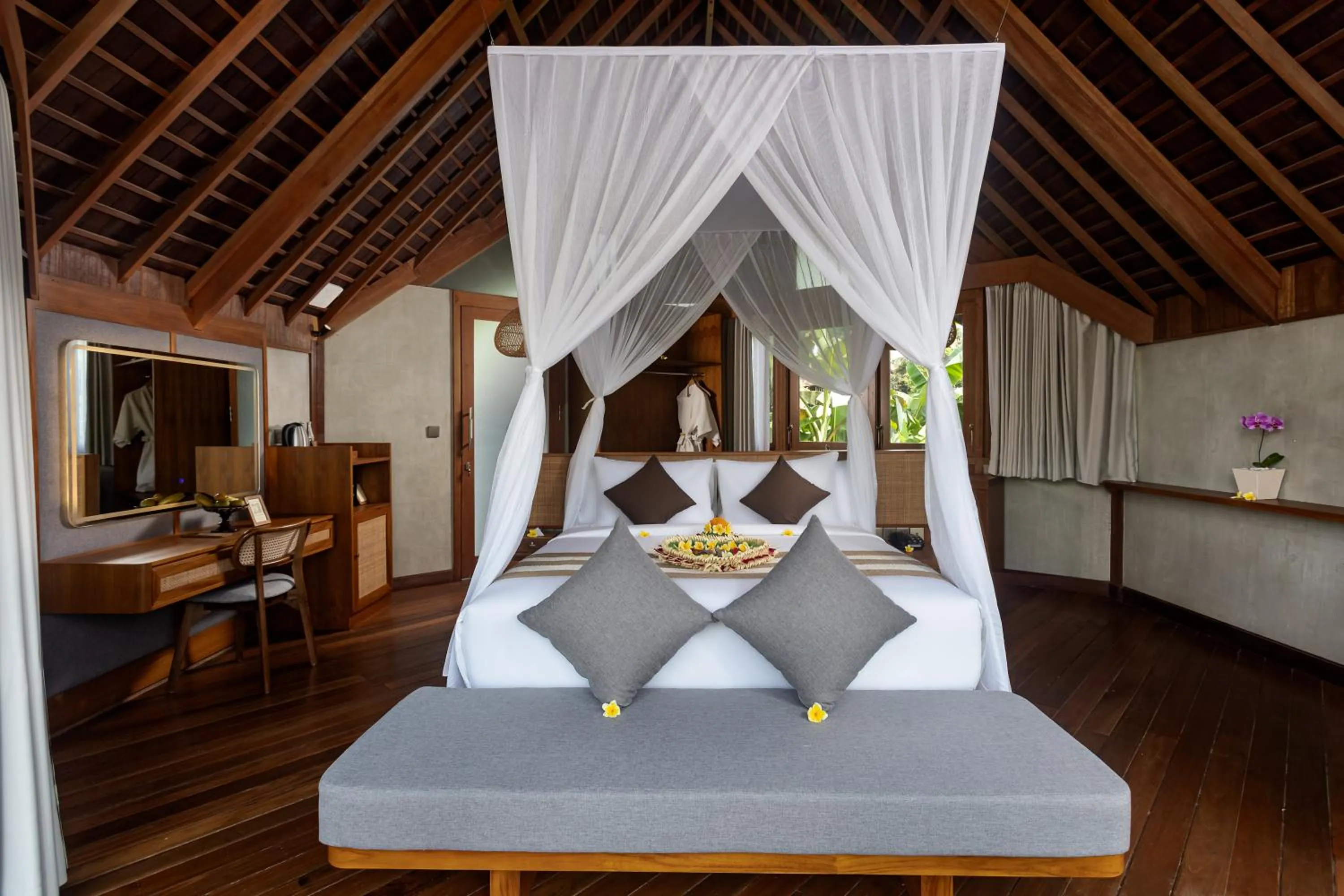 Bed in The Pulu Villas by GenuineHost
