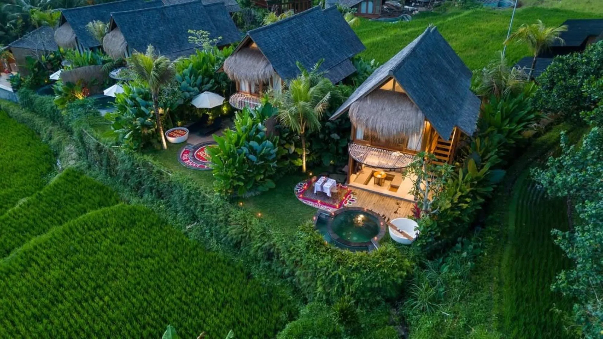 Bird's eye view in The Pulu Villas by GenuineHost