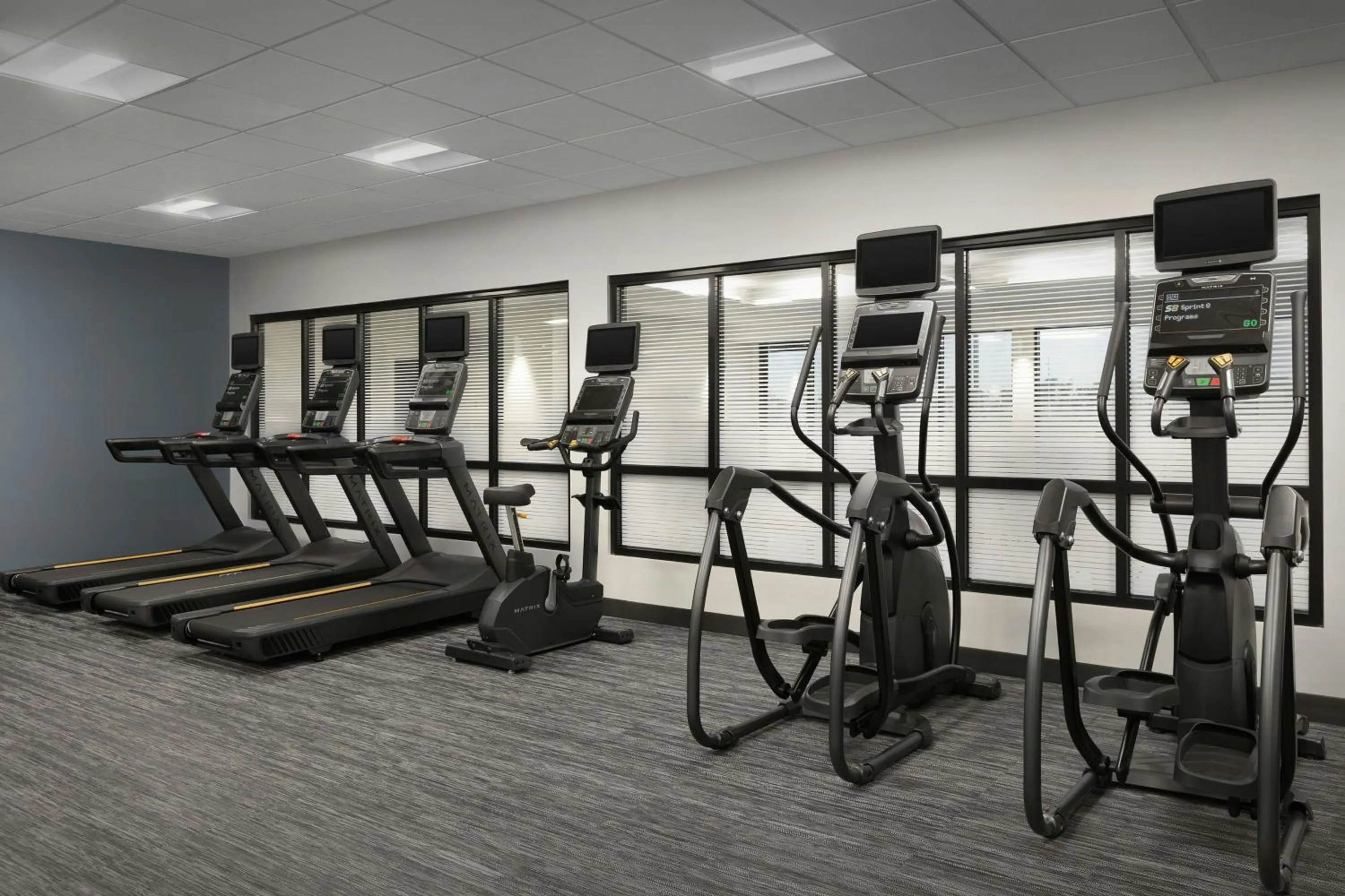 Fitness centre/facilities in TownePlace Suites by Marriott Sikeston