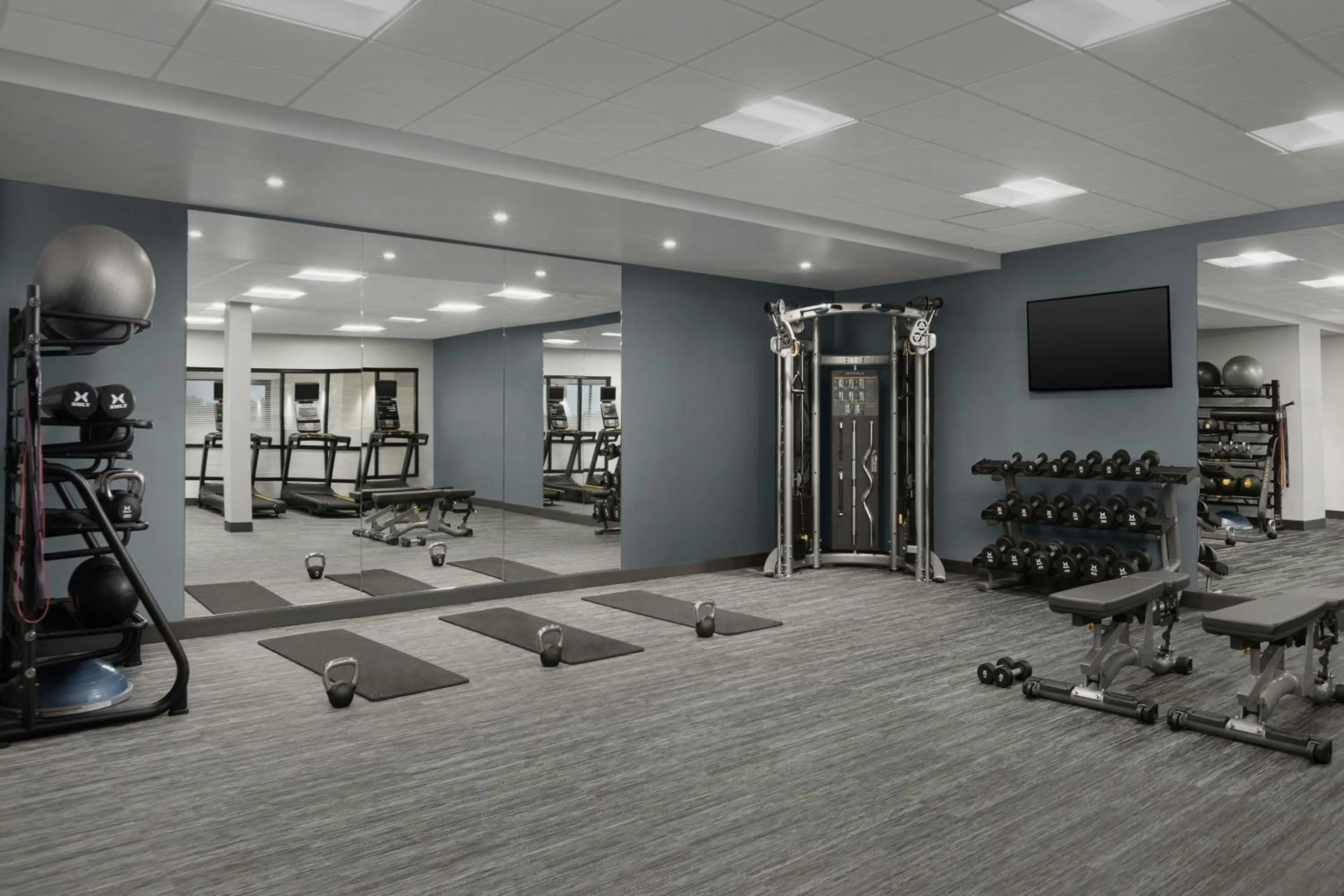 Fitness centre/facilities in TownePlace Suites by Marriott Sikeston