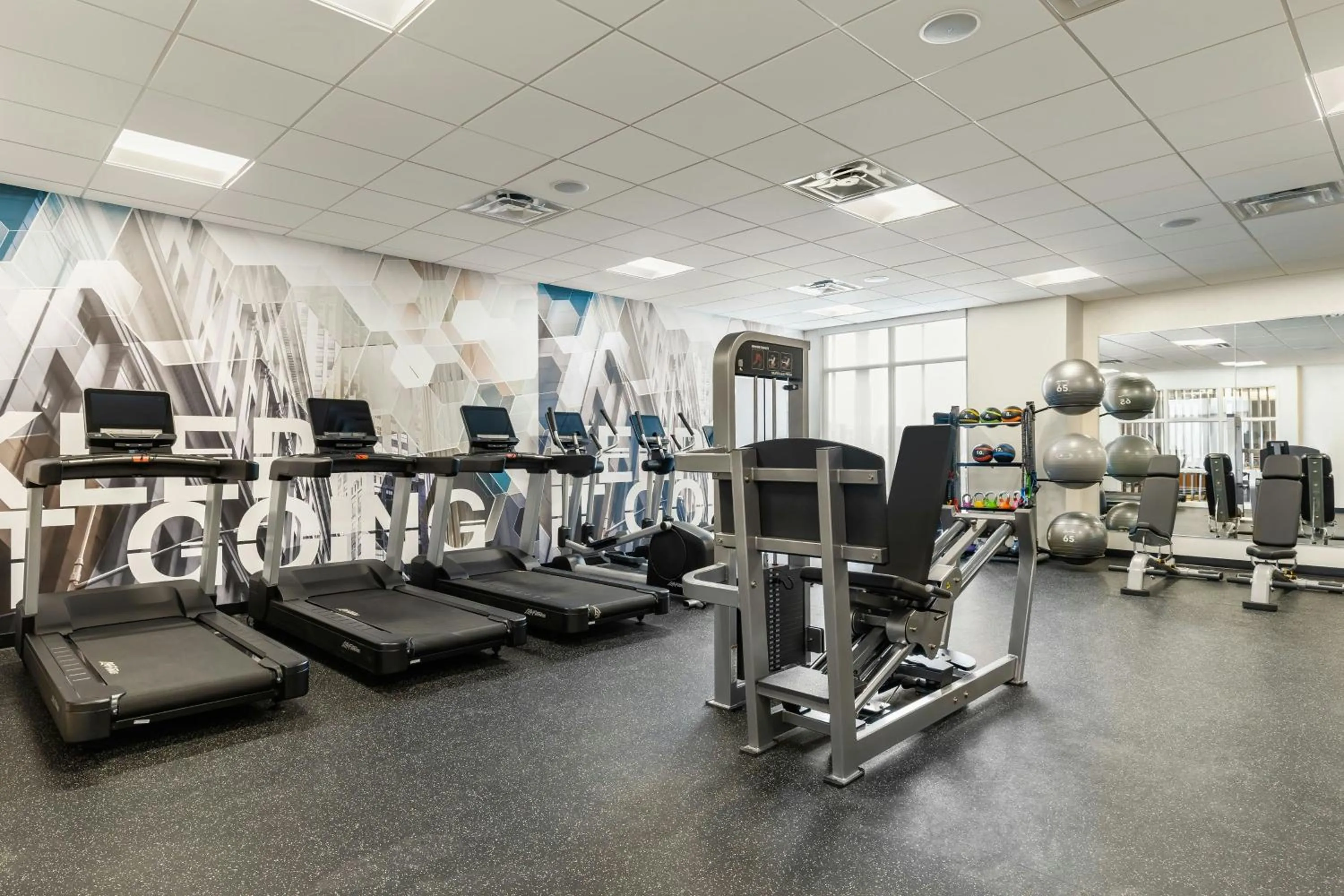 Fitness centre/facilities in SpringHill Suites by Marriott Fargo