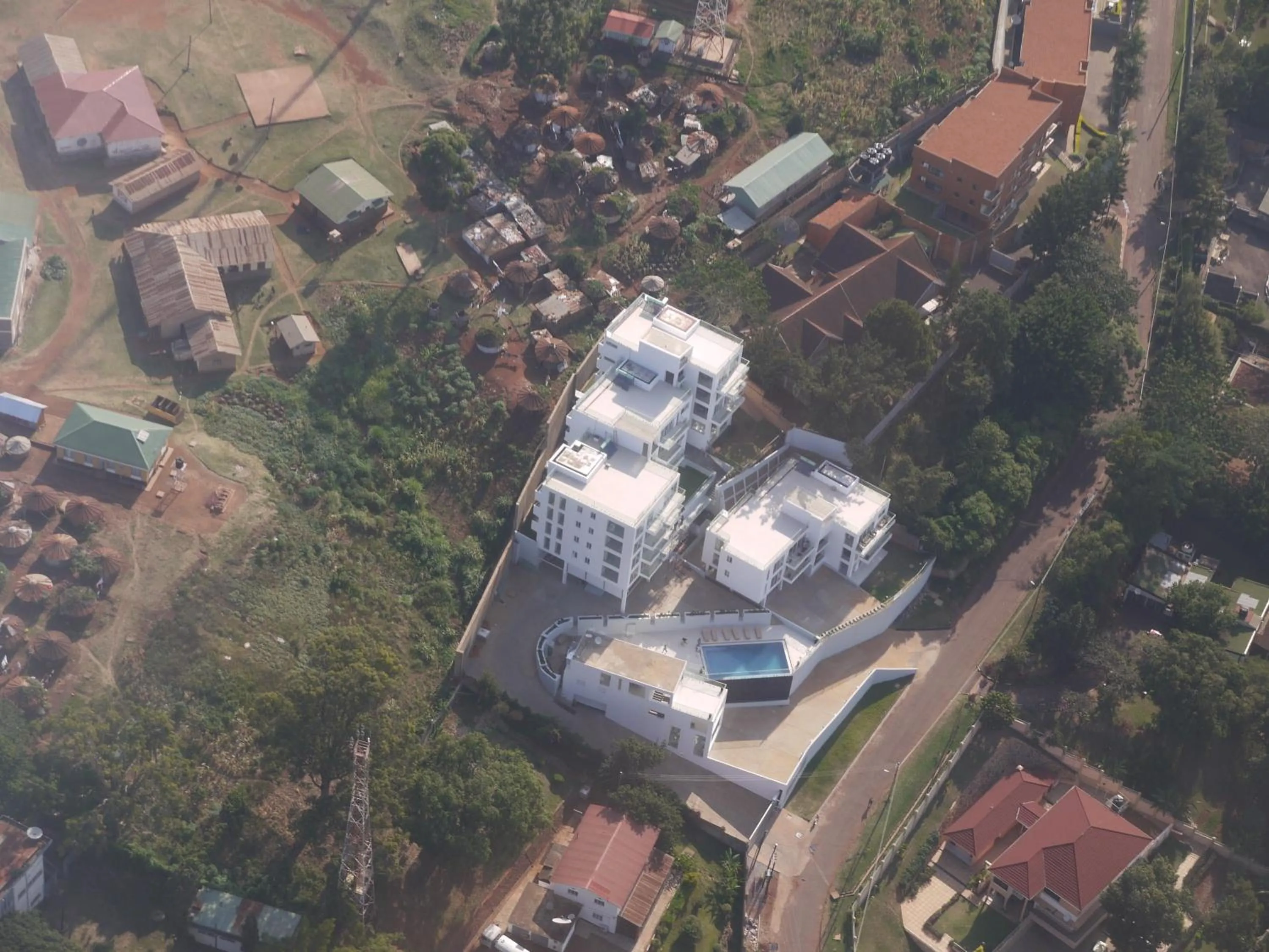 Bird's eye view in The Seventeen Apartment Hotel