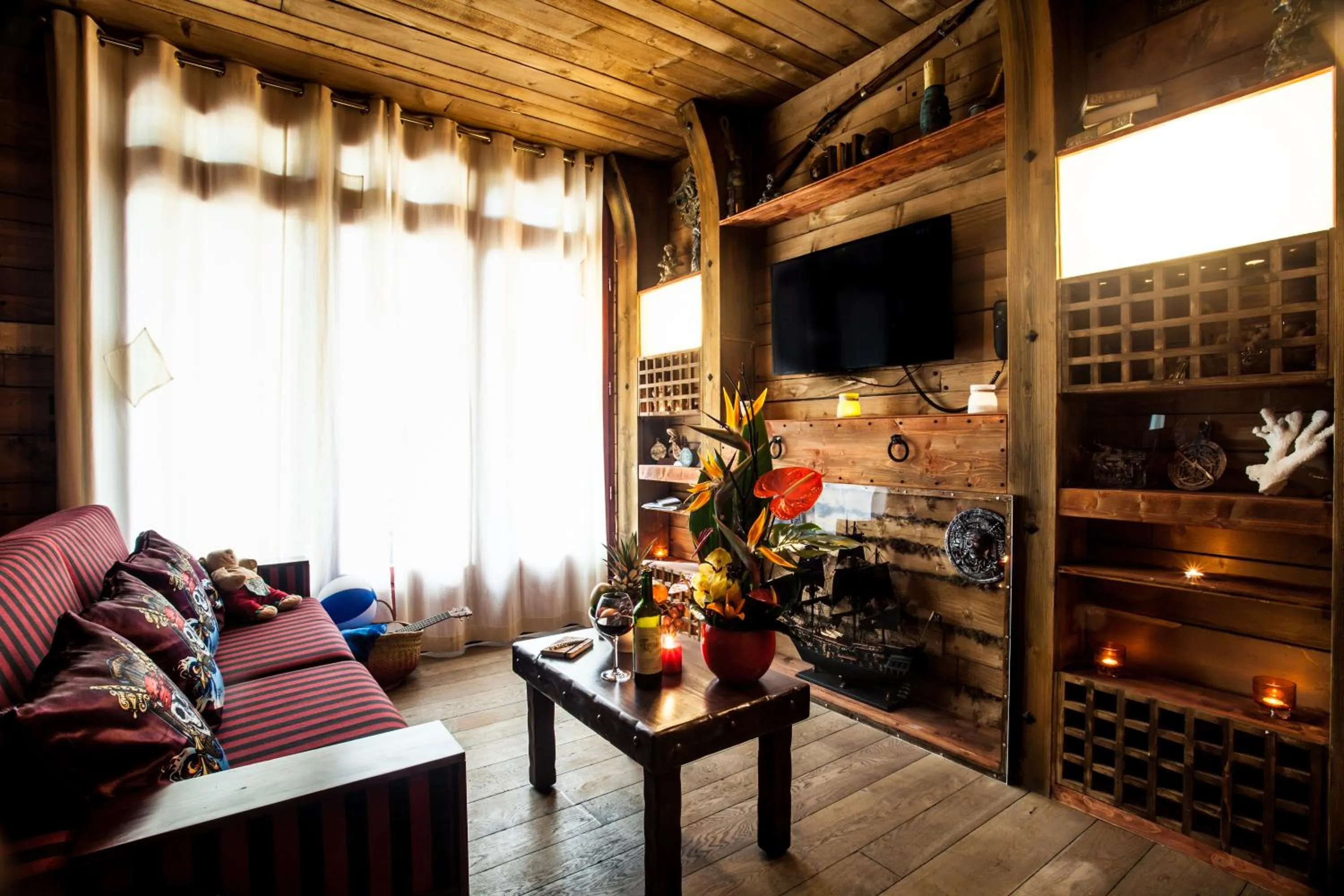 Living room in Hôtel Cap Pirate