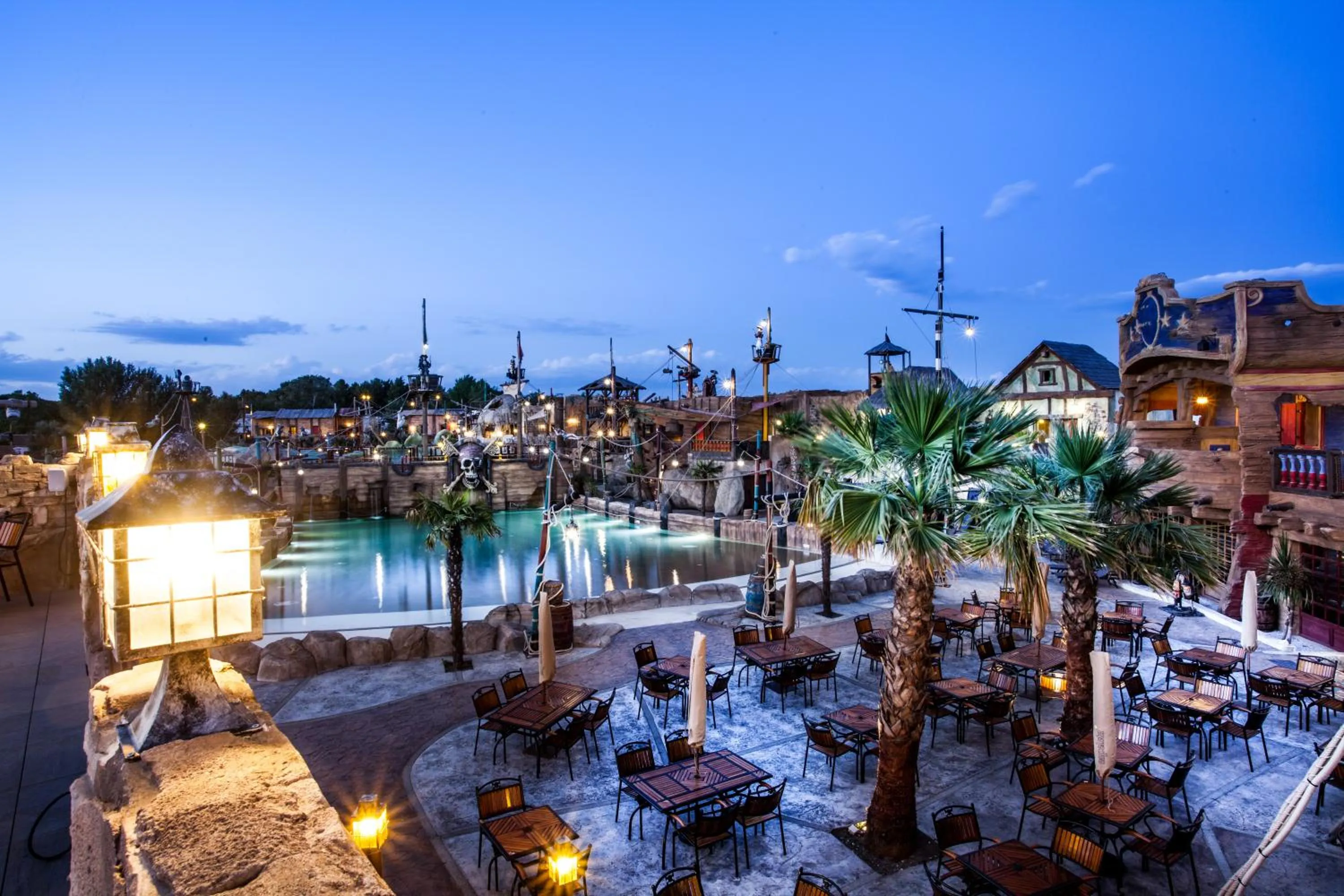 Restaurant/places to eat in Hôtel Cap Pirate