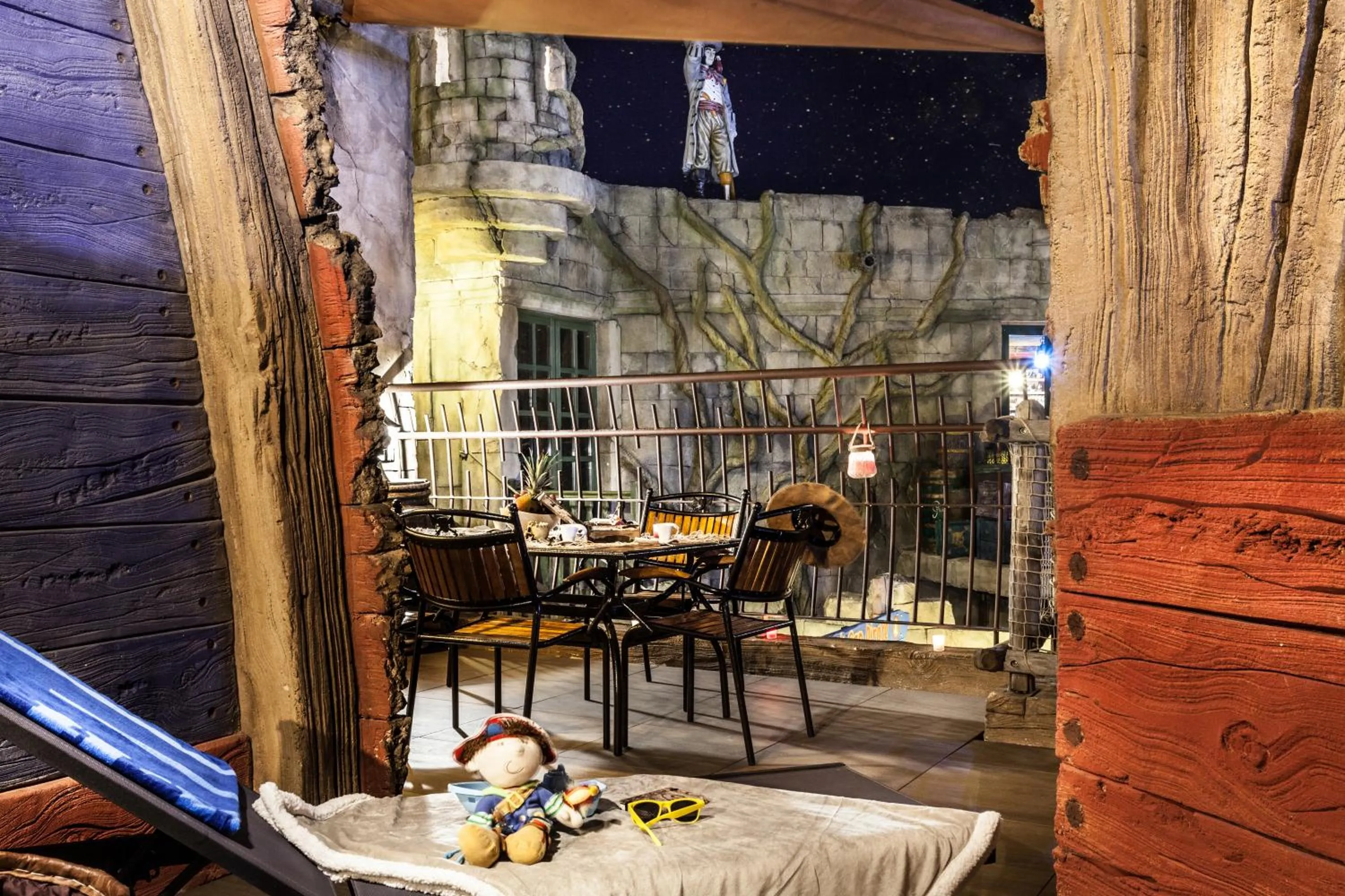 Patio in Hôtel Cap Pirate