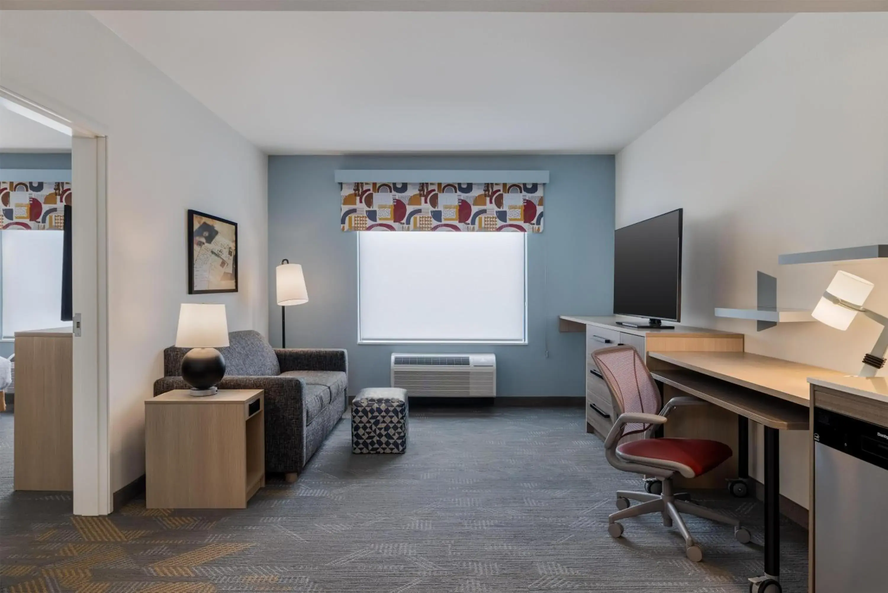 Bedroom in Home2 Suites By Hilton Ames Bedroom in Home2 Suites By Hilton Ames