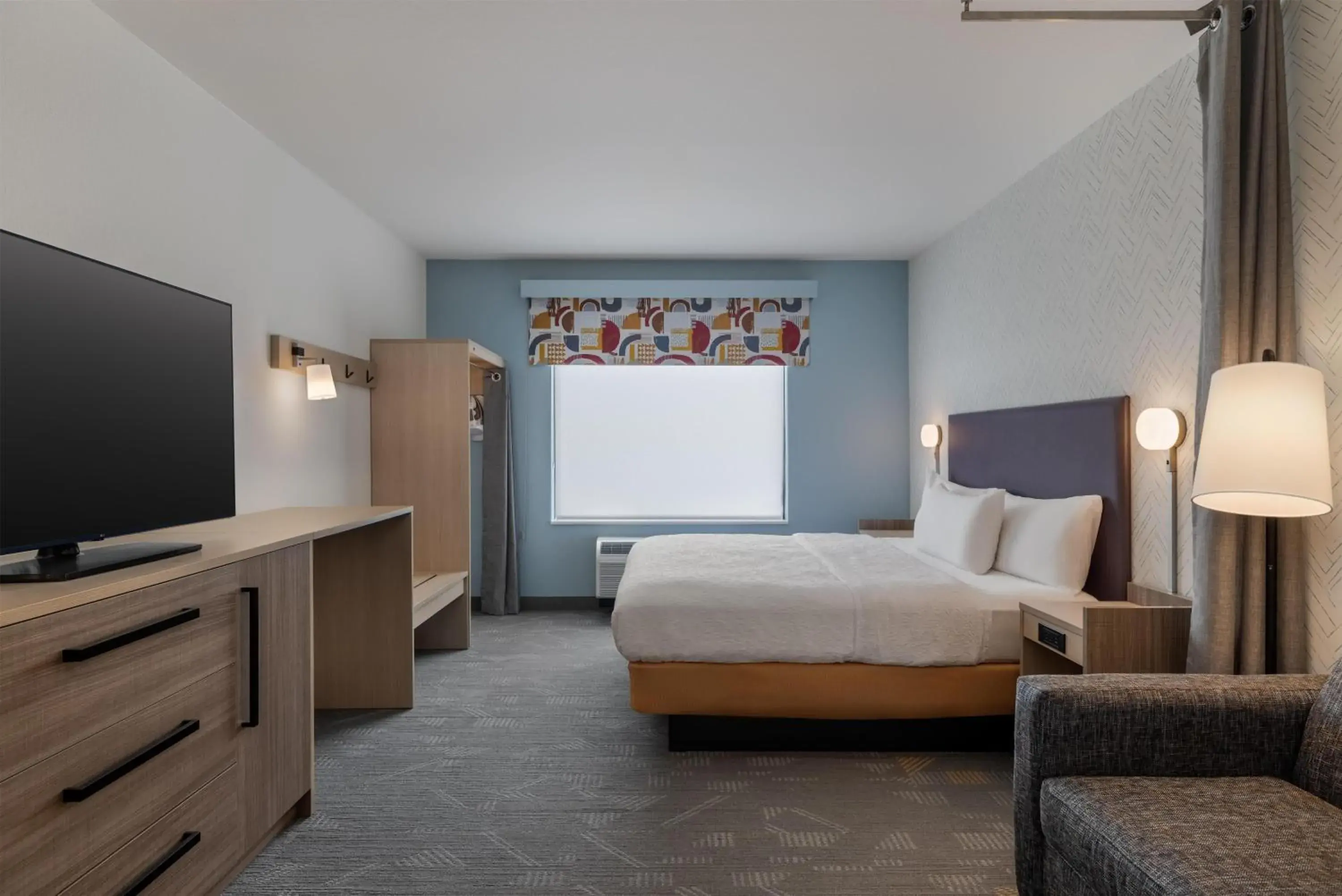 Bed in Home2 Suites By Hilton Ames Bed in Home2 Suites By Hilton Ames