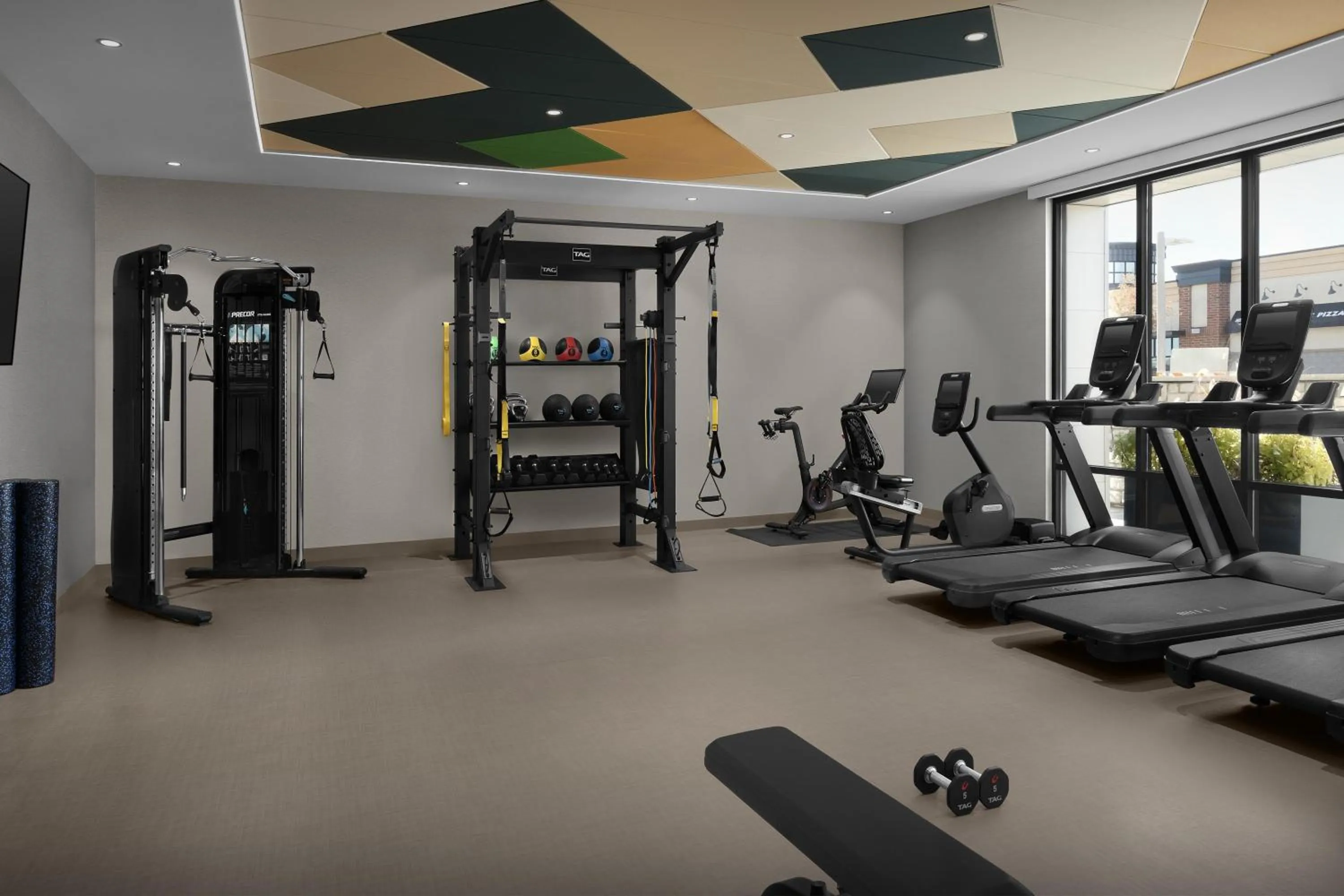 Fitness centre/facilities in Home2 Suites By Hilton Ramsey