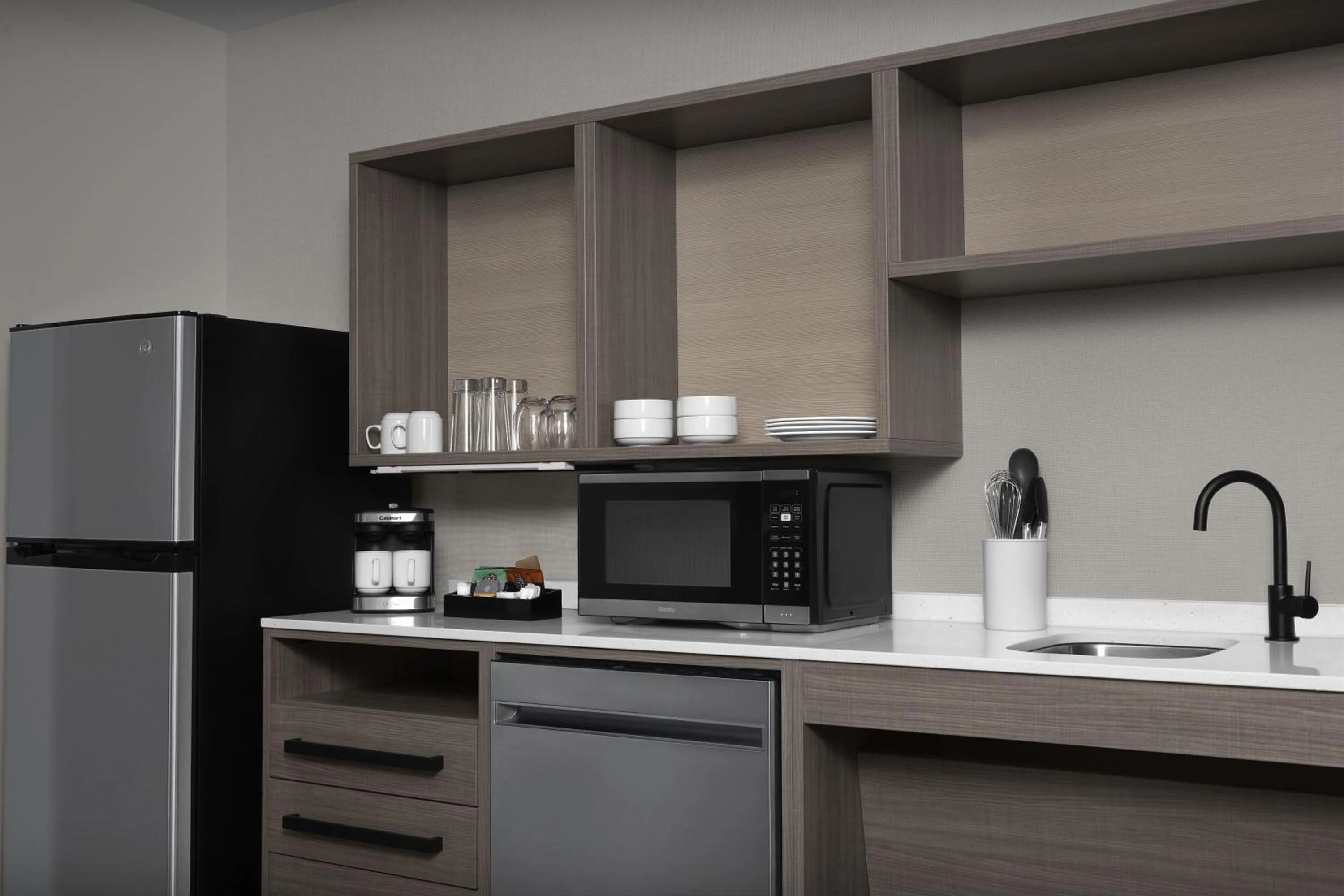Kitchen or kitchenette in Home2 Suites By Hilton Ramsey