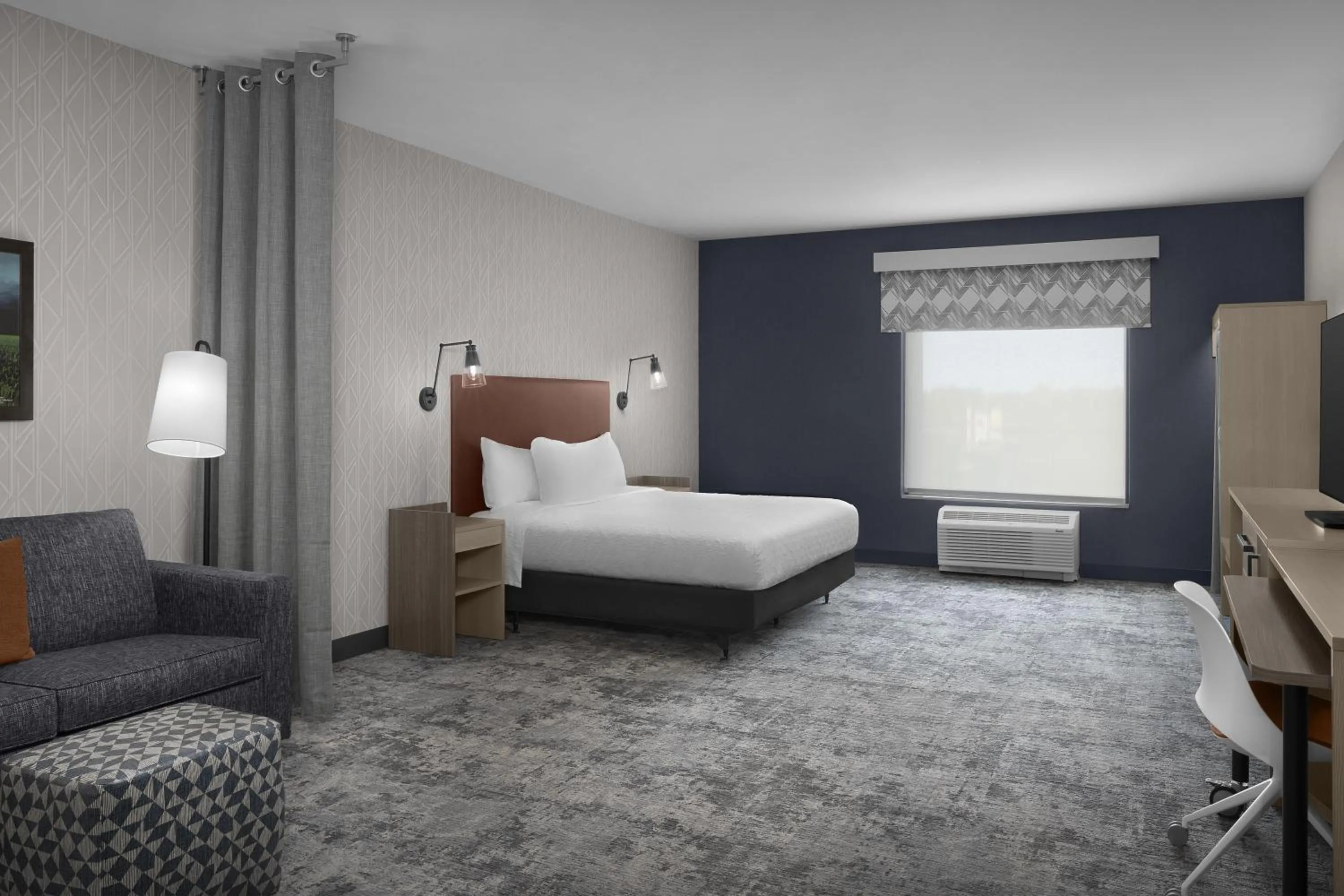 Bed in Home2 Suites By Hilton Ramsey