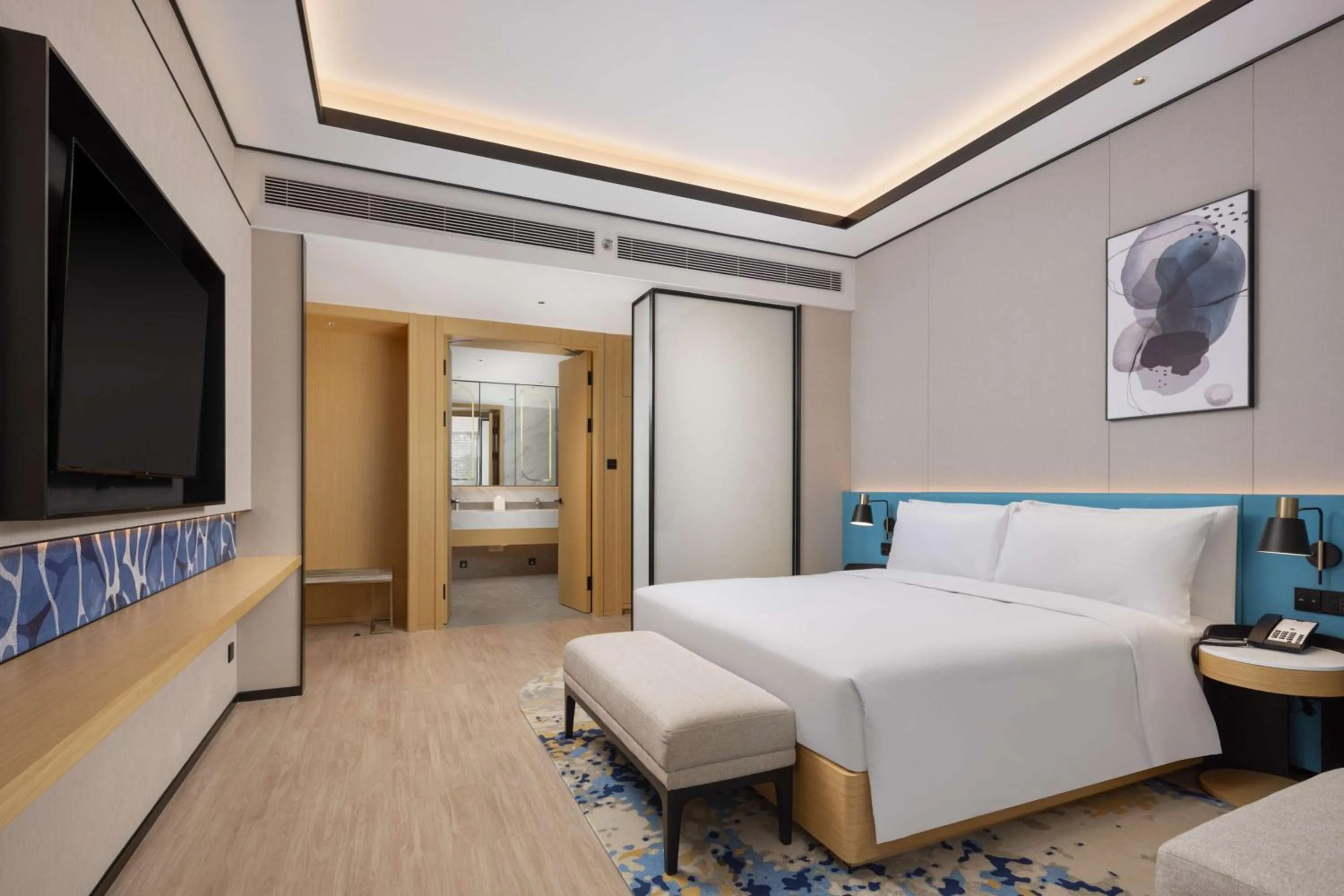Bed in Hilton Garden Inn Zhoukou Huaiyang