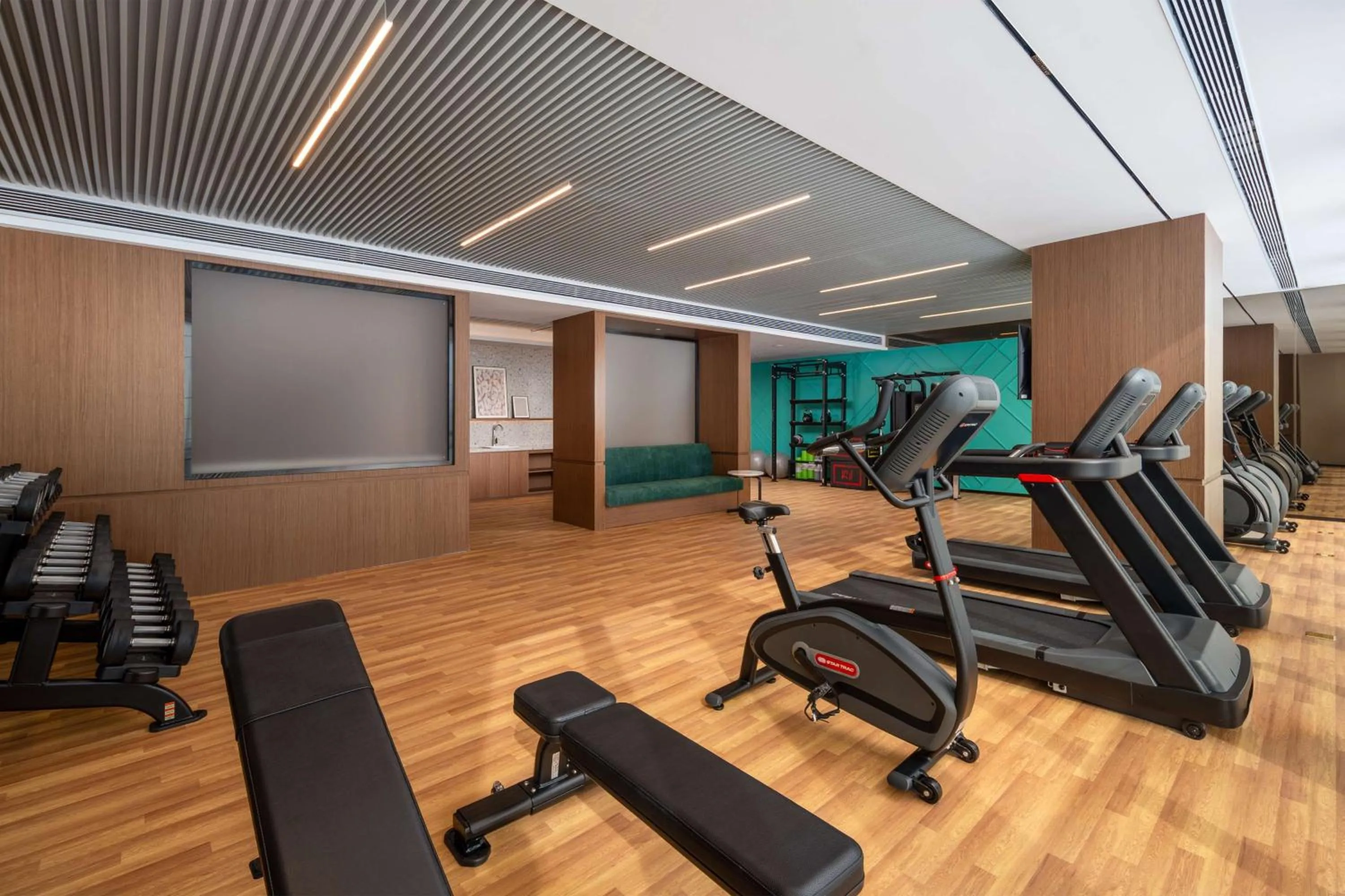 Fitness centre/facilities in Hilton Garden Inn Hefei Feixi