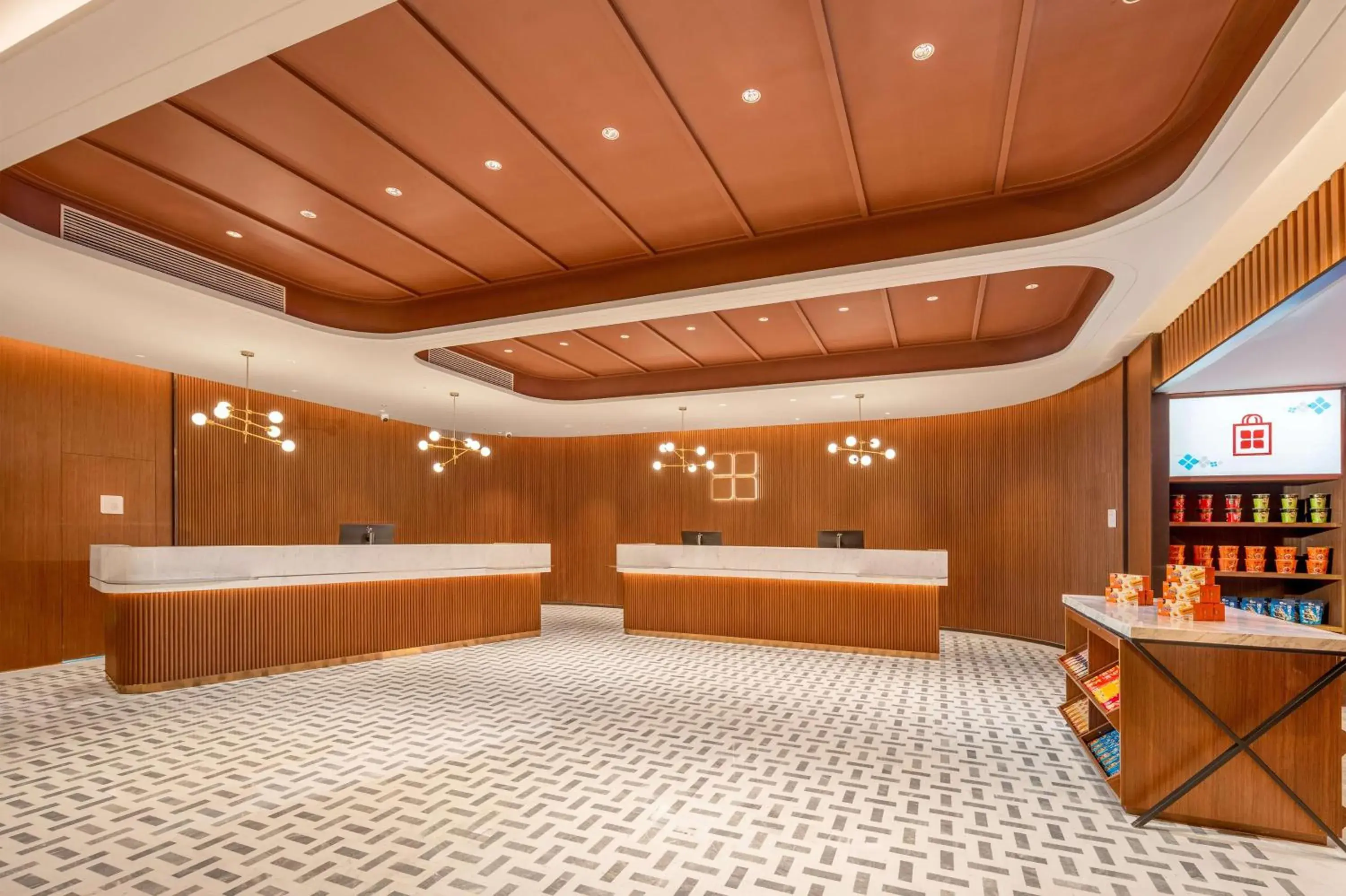 Lobby or reception in Hilton Garden Inn Hefei Feixi Lobby or reception in Hilton Garden Inn Hefei Feixi