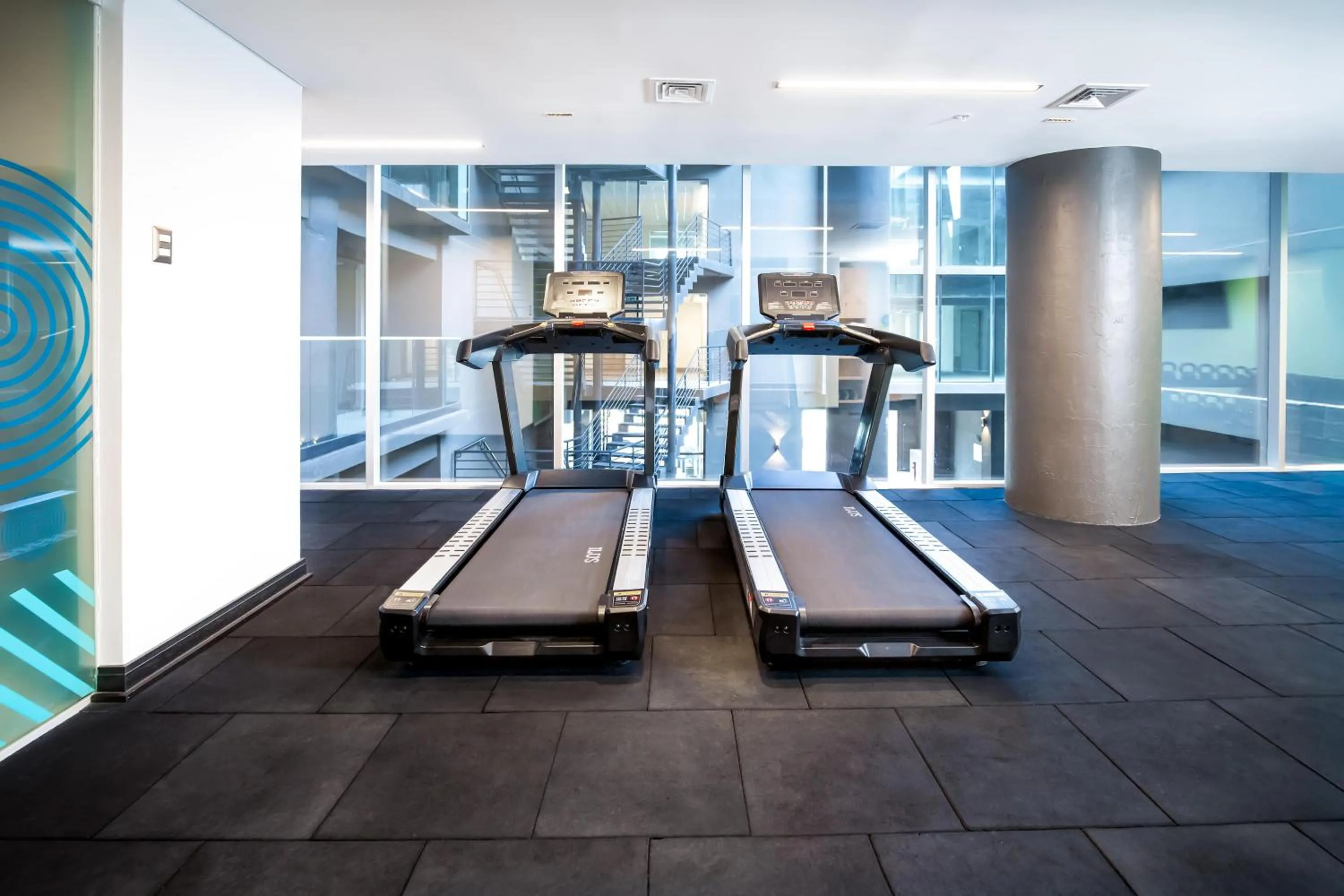 Fitness centre/facilities in Tru By Hilton Chillan Ferrat