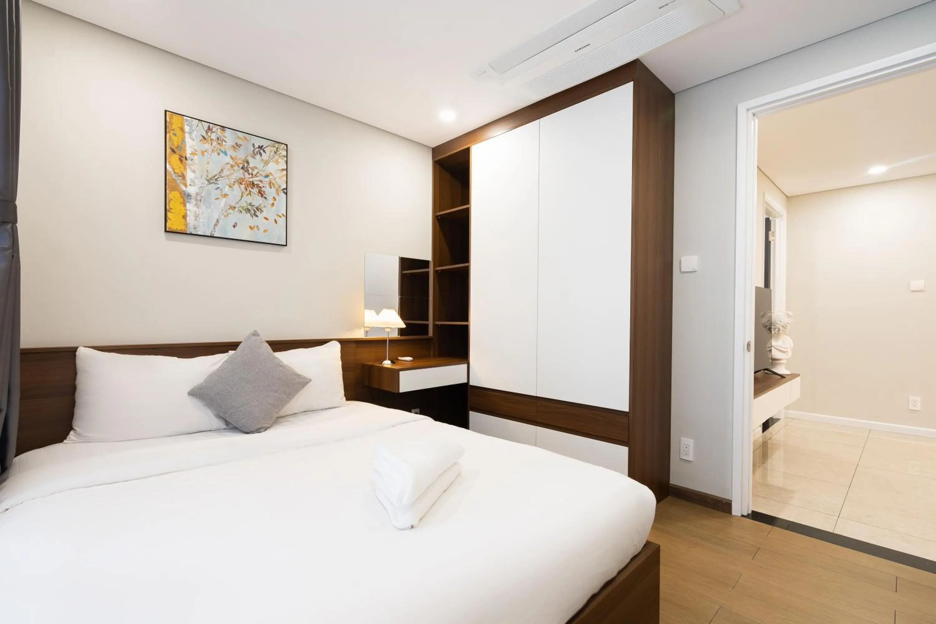 Bed in Great View Vinh Hoi Apartment