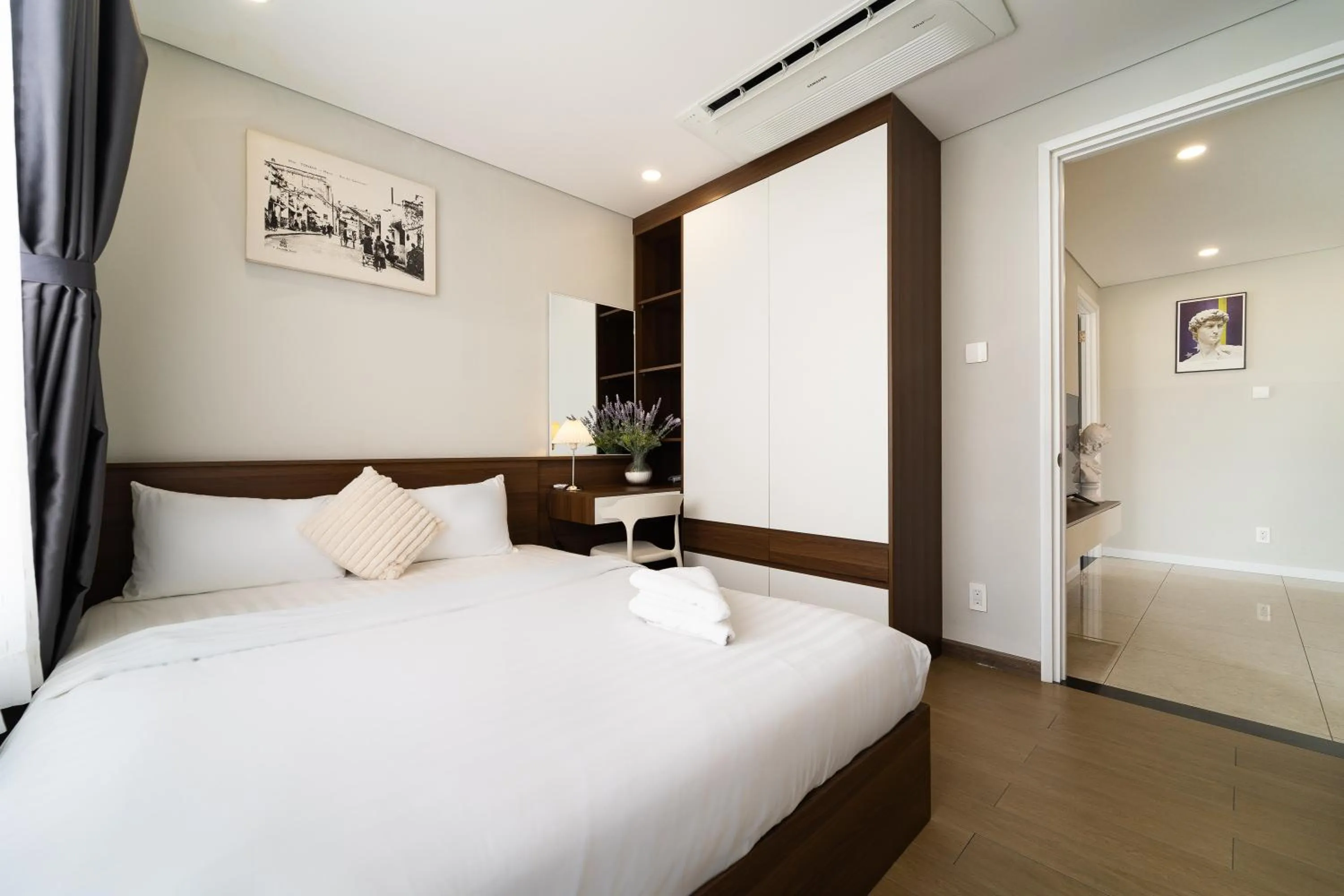 Bed in Great View Vinh Hoi Apartment