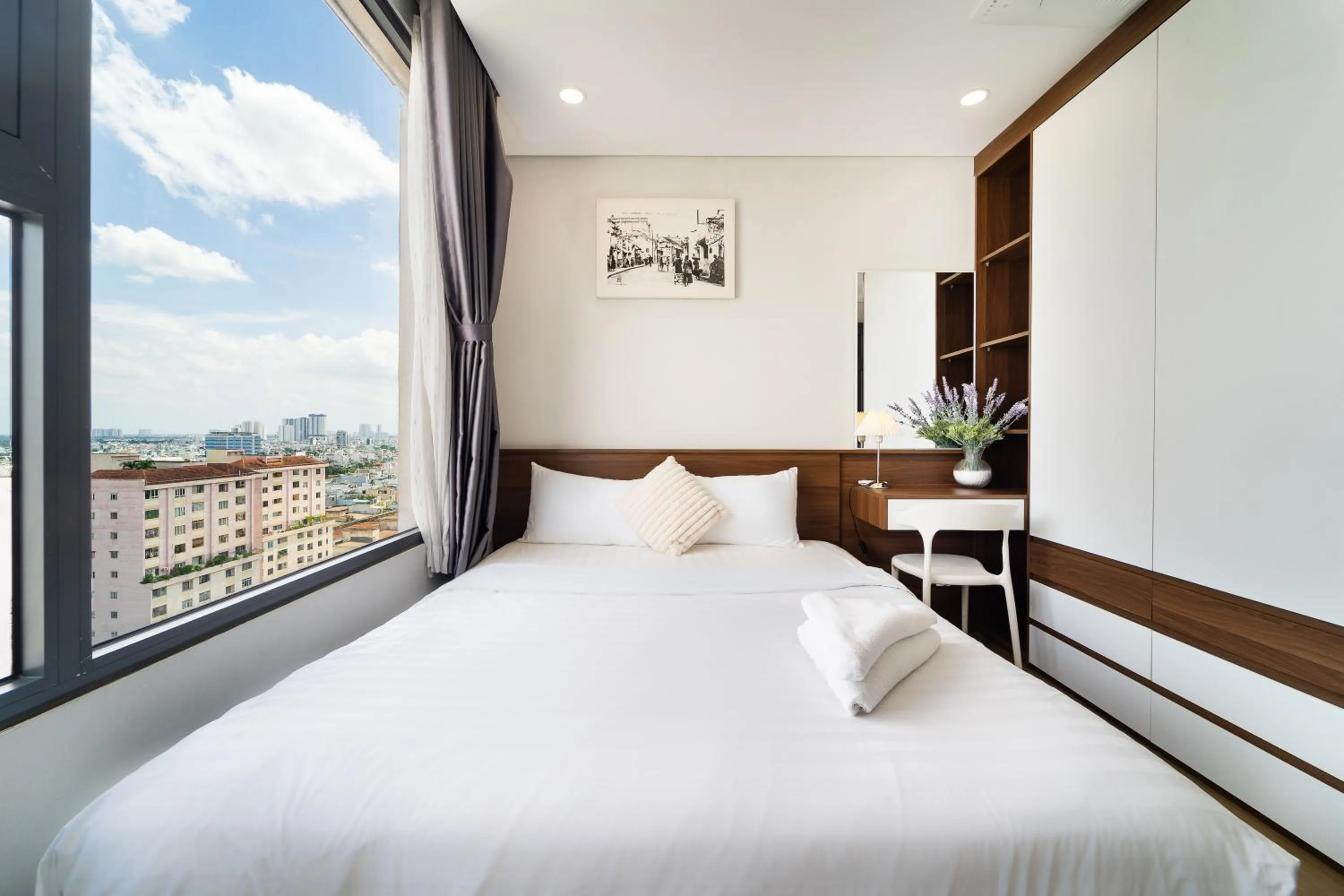 Bed in Great View Vinh Hoi Apartment